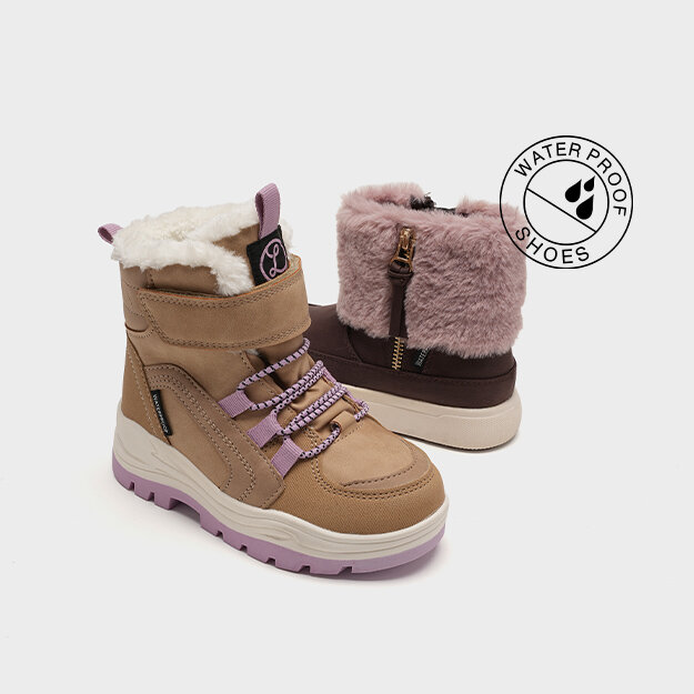 Varmfodrade skor för dom mindre barnen