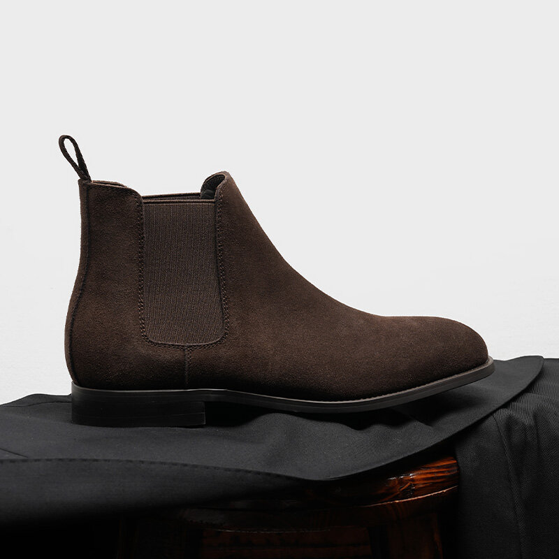 Brun chelseaboots för herr