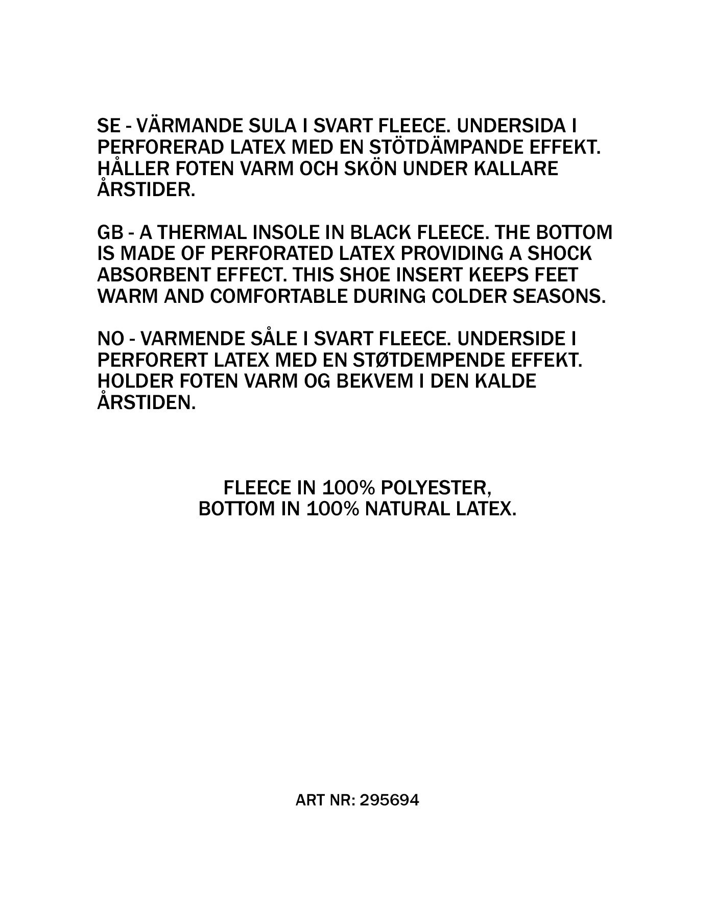 Fleecesula 22-34