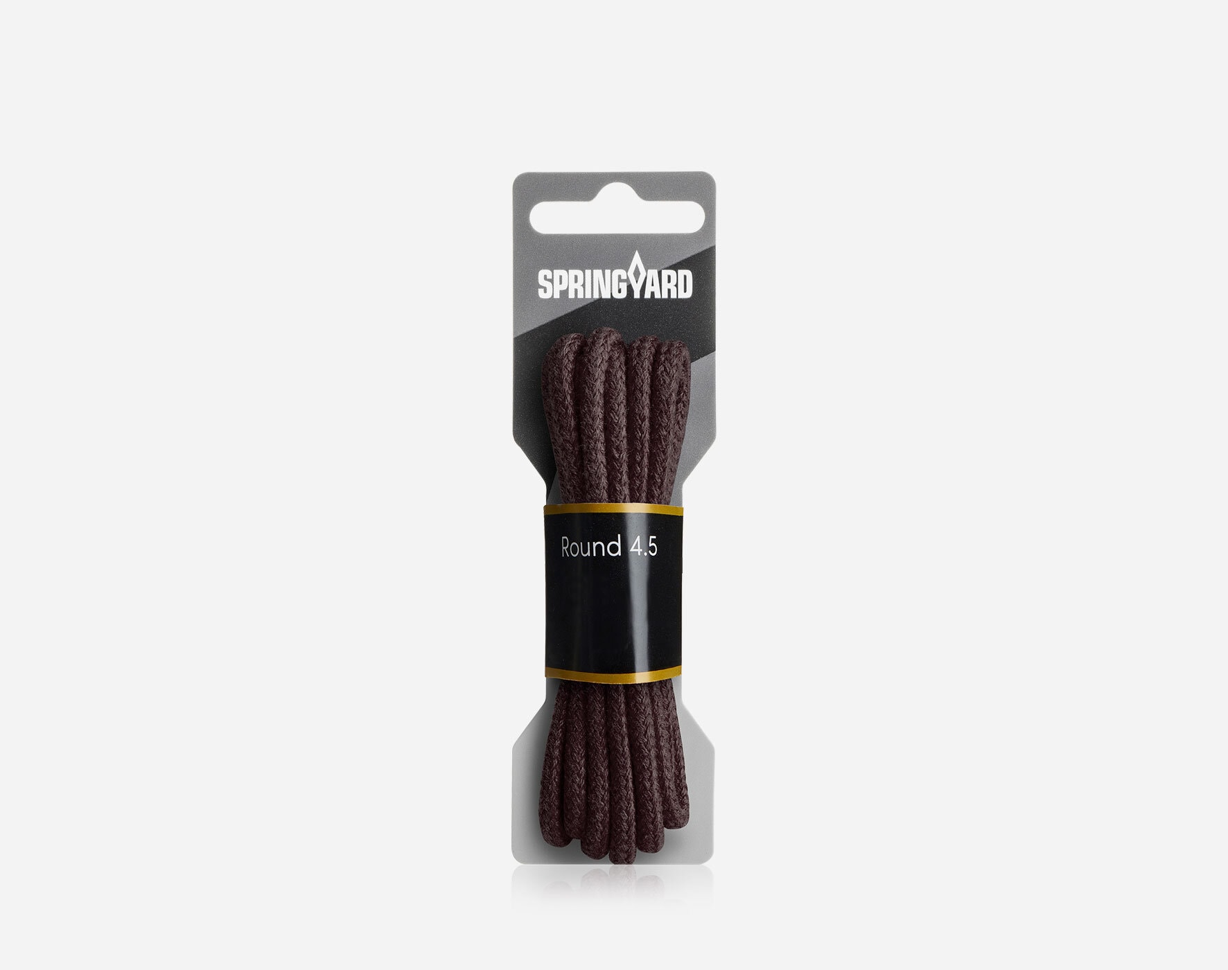 SPRINGYARD, Skosnören Mörkbrun 75cm Bruna