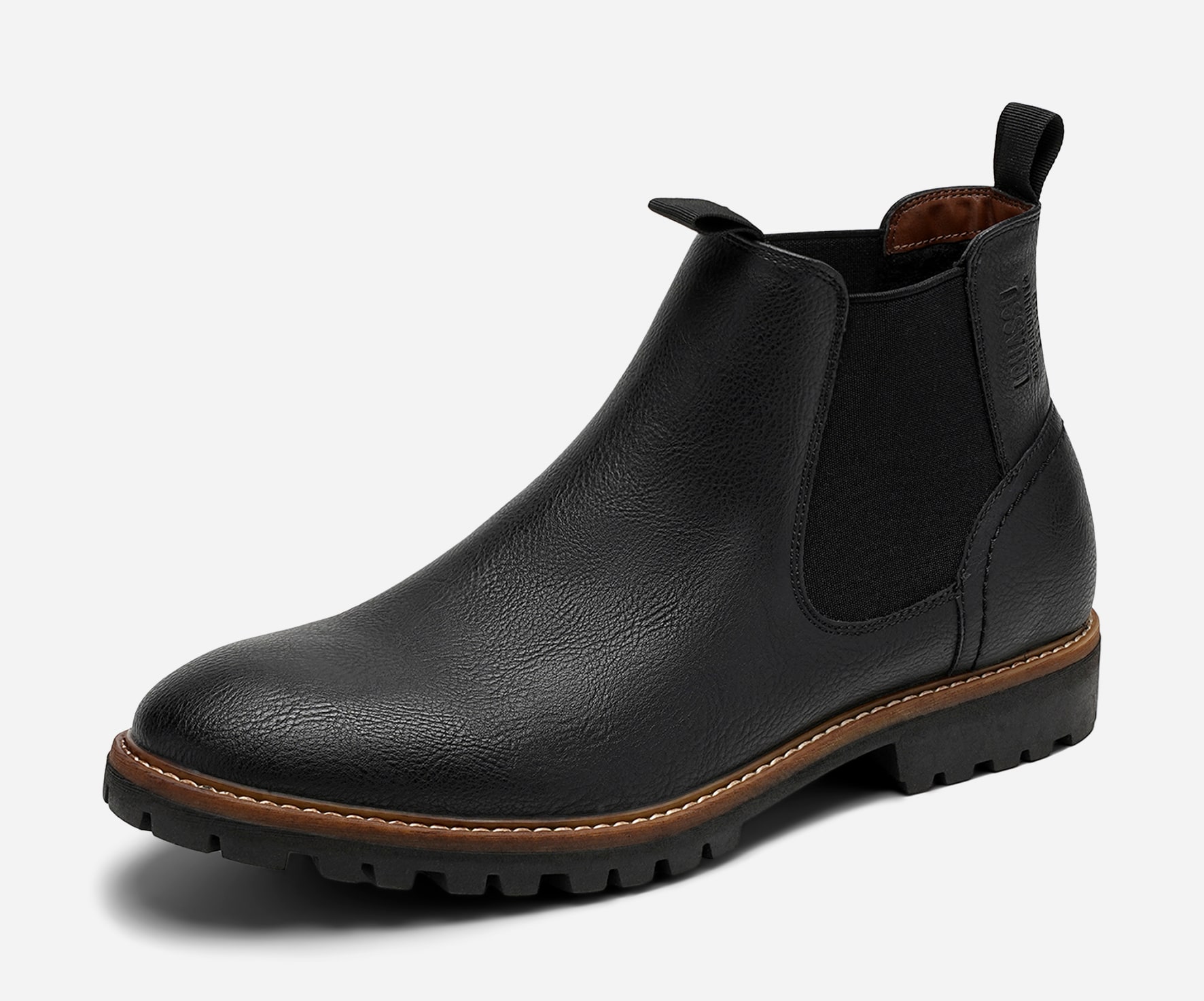 IGUASSU, Fleecefodrade chelseaboots Svarta