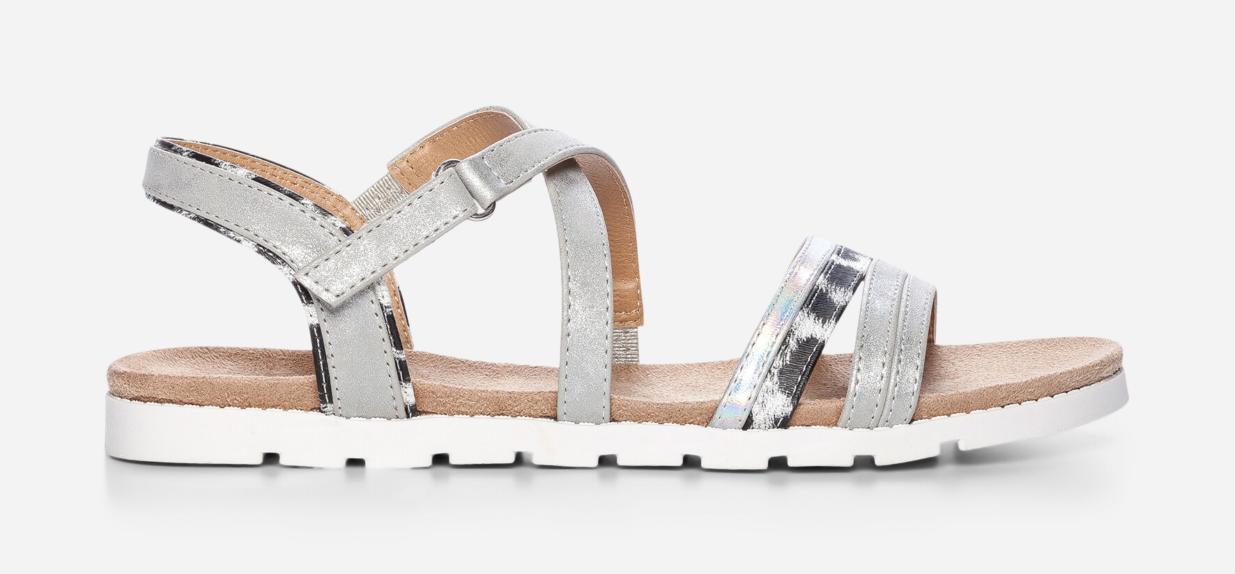 LINEAR, Sandaler Metallfärgade