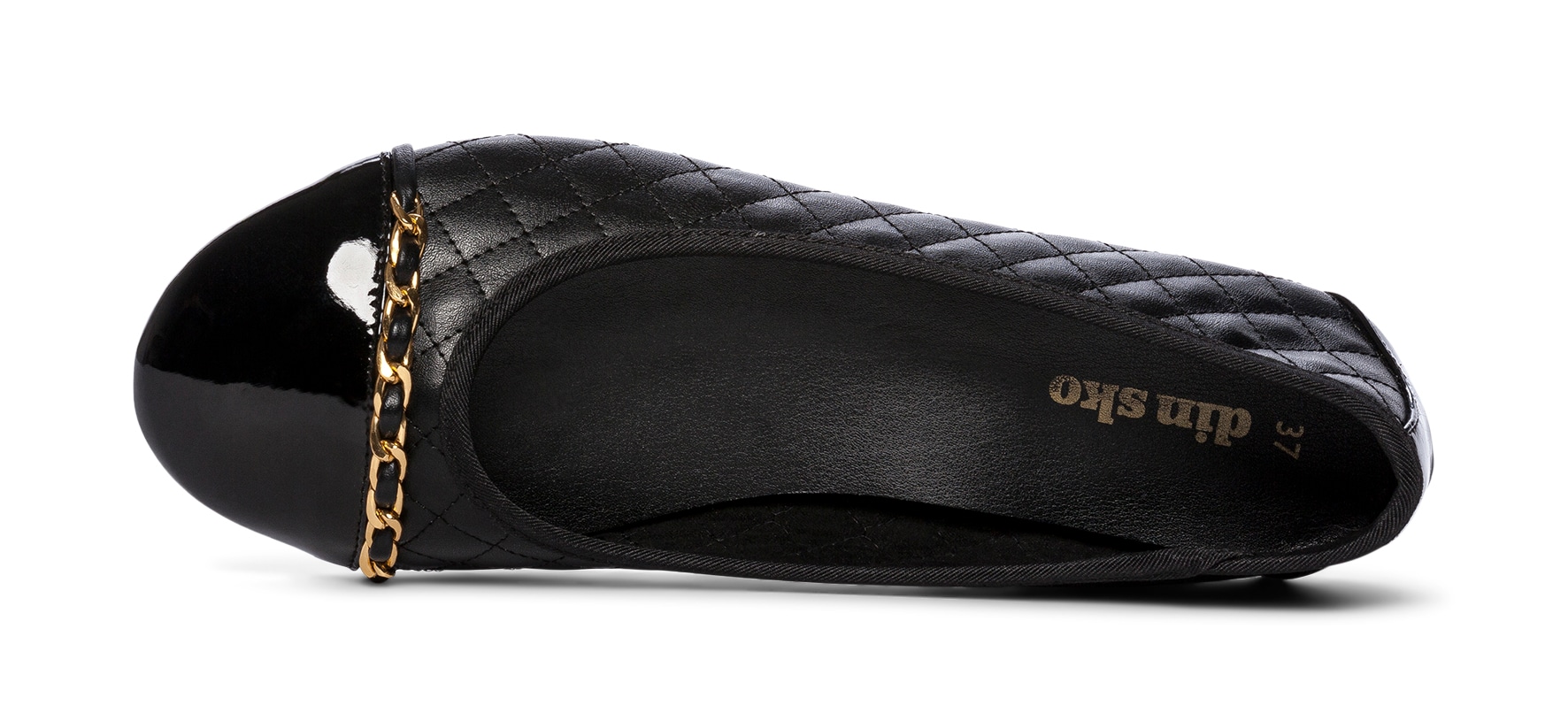 DINSKO, Ballerinaskor Svarta