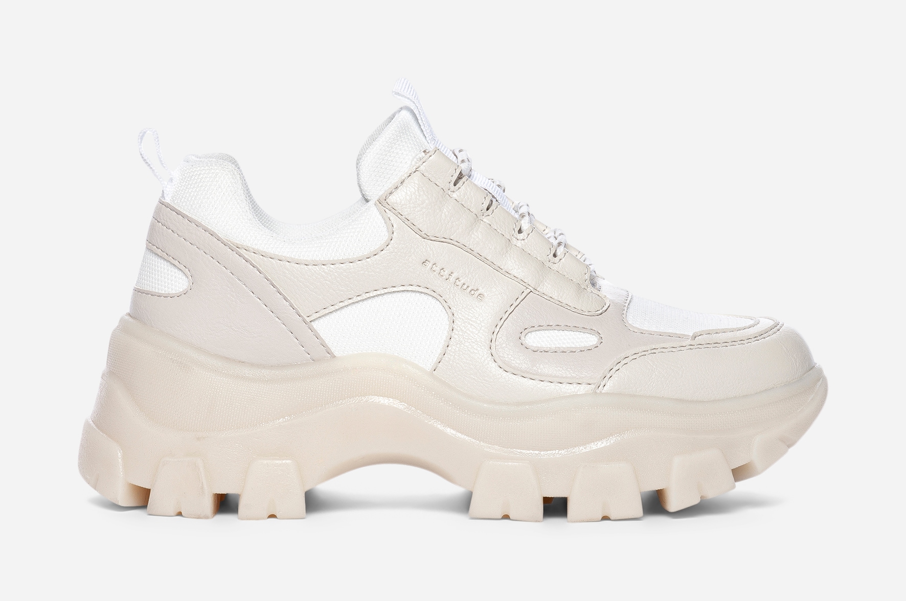 ATTITUDE, Sneakers Beigea