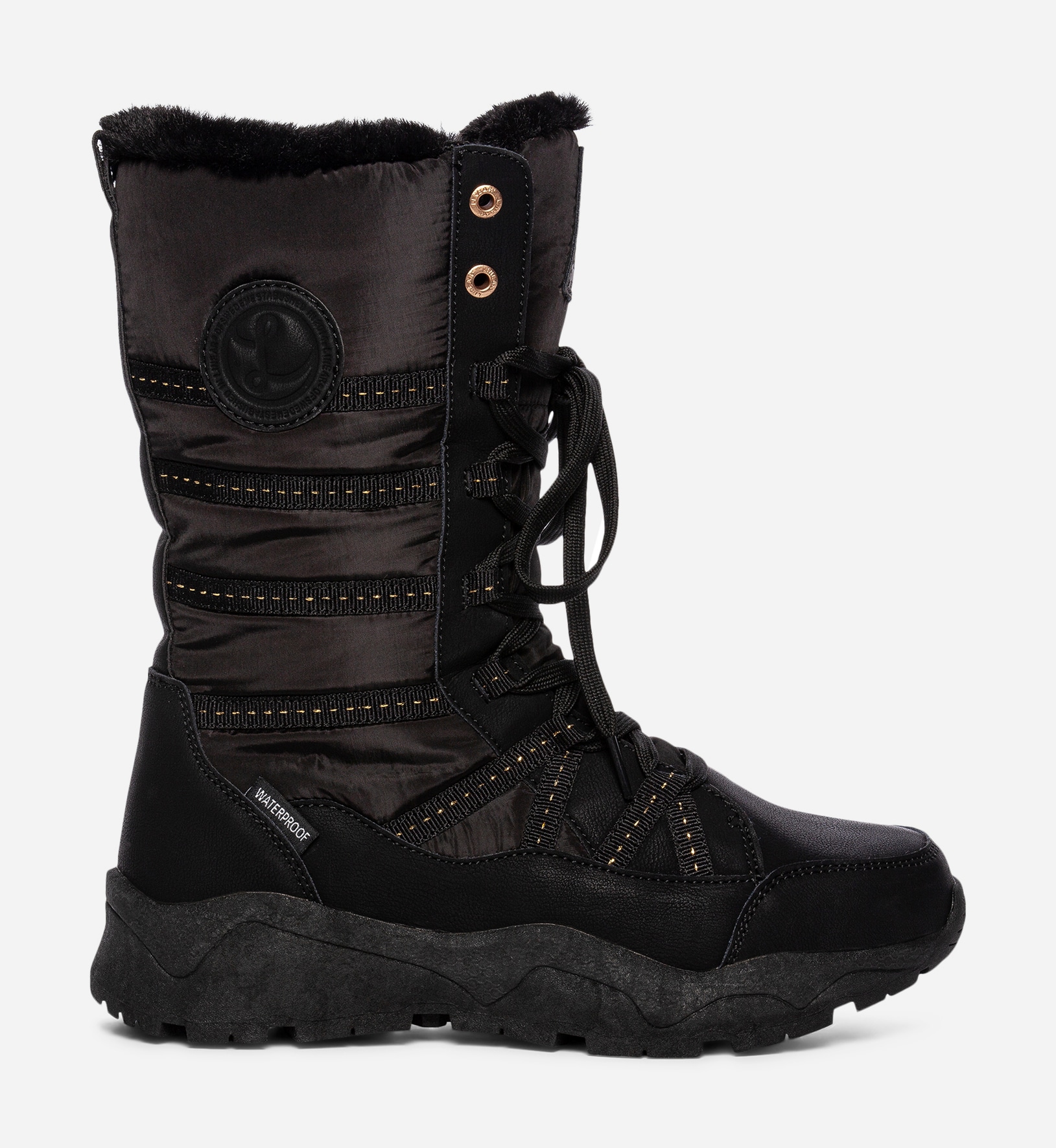 LINEAR, Varmfodrade stövlar, waterproof Svarta