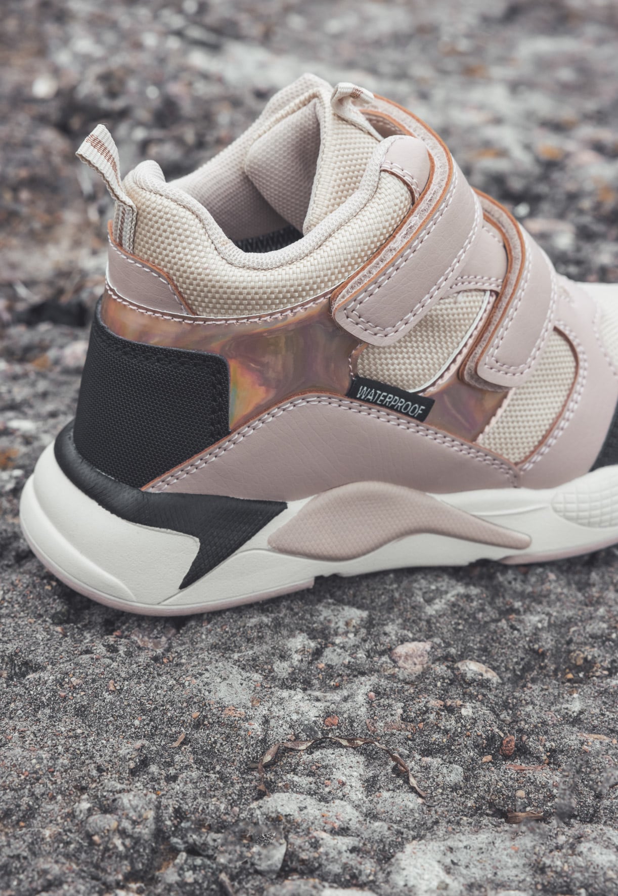 LINEAR, Höga sneakers, waterproof Rosa