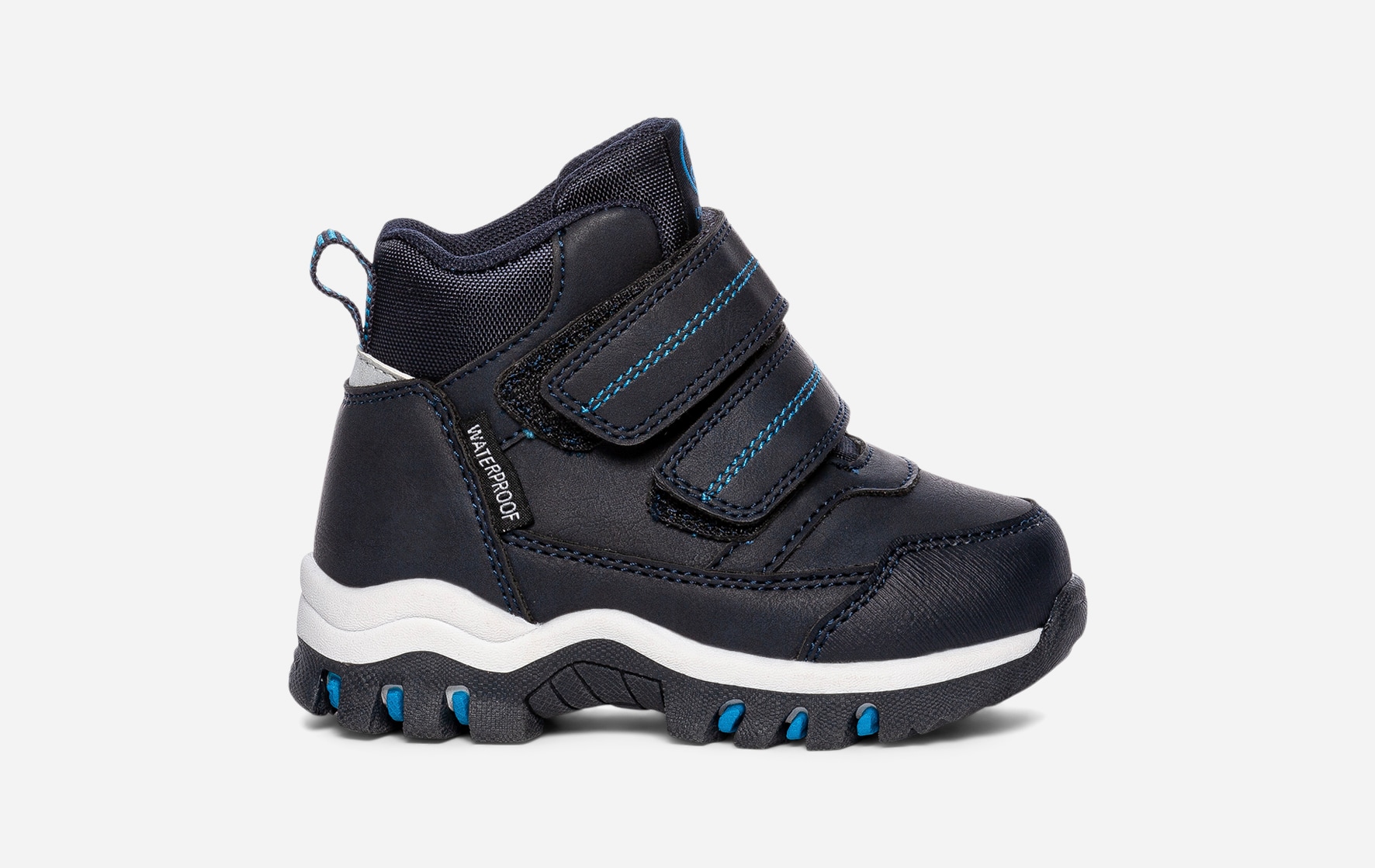 LINEAR, Varmfodrade kängor waterproof Blåa