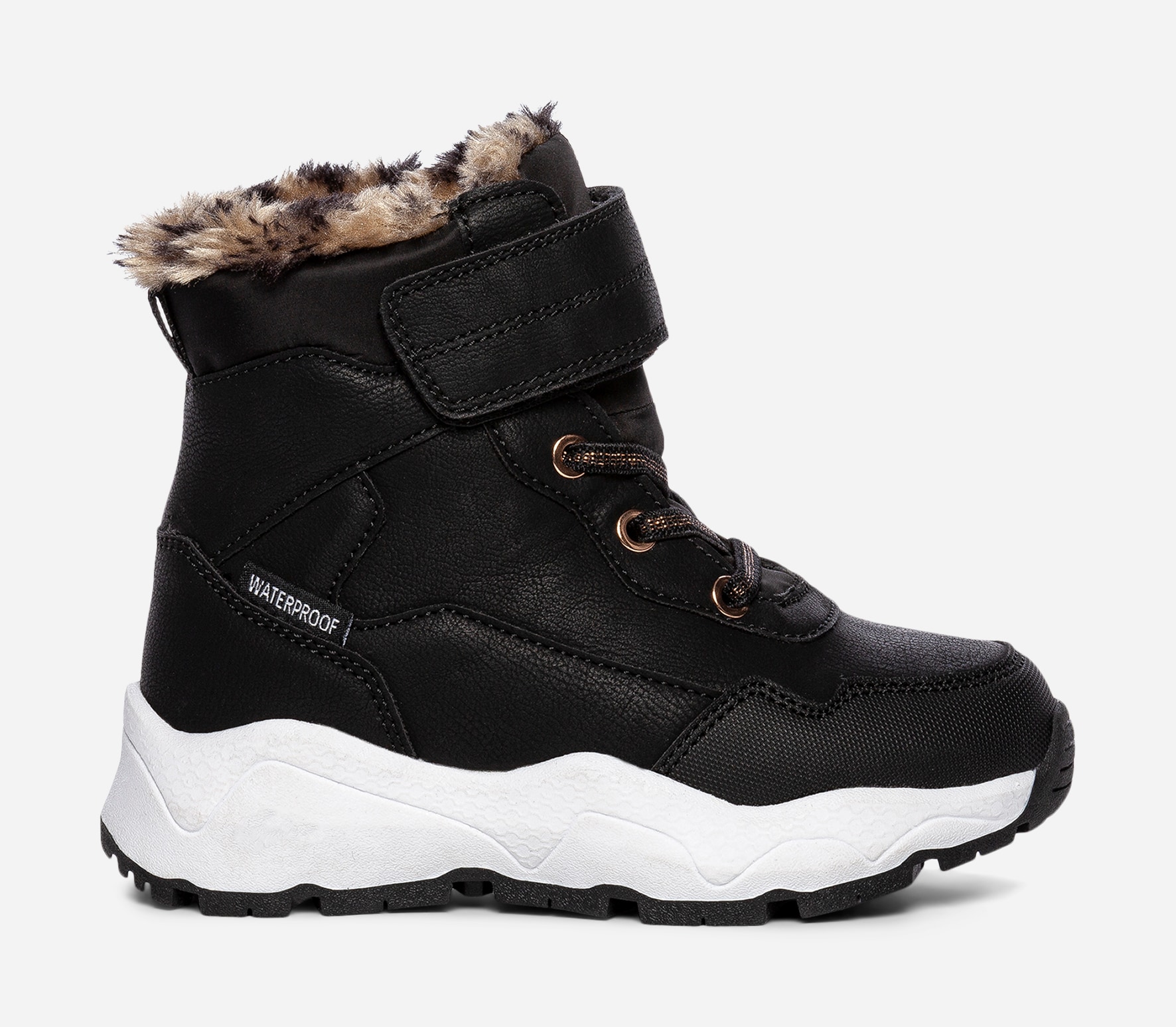 LINEAR, Varmfodrade kängor waterproof Svarta