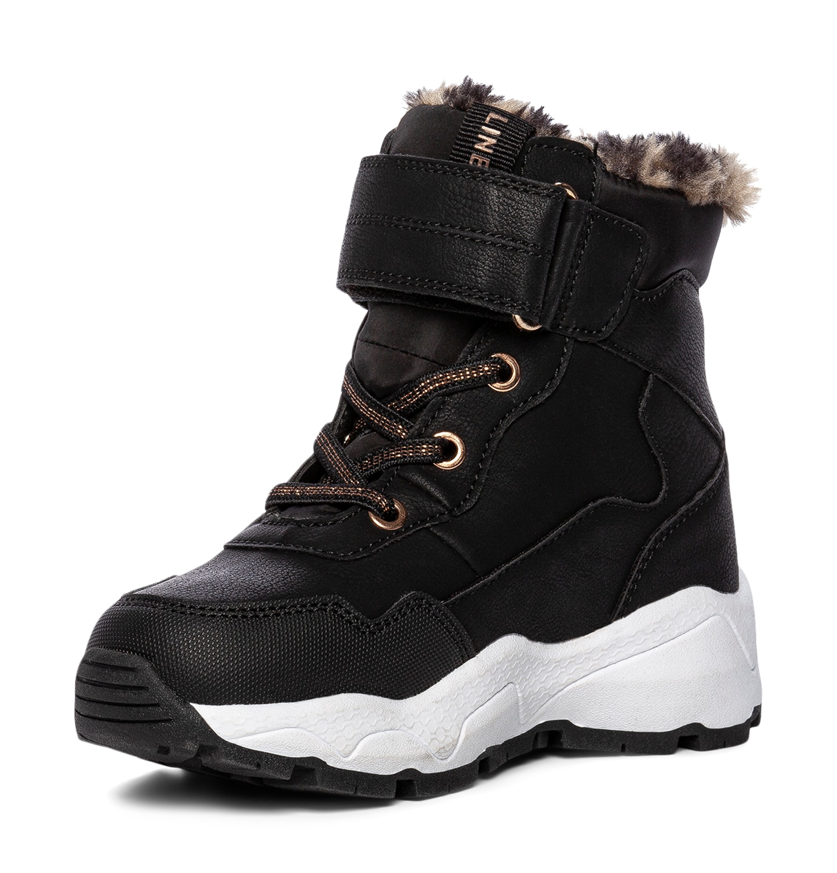 LINEAR, Varmfodrade kängor waterproof Svarta