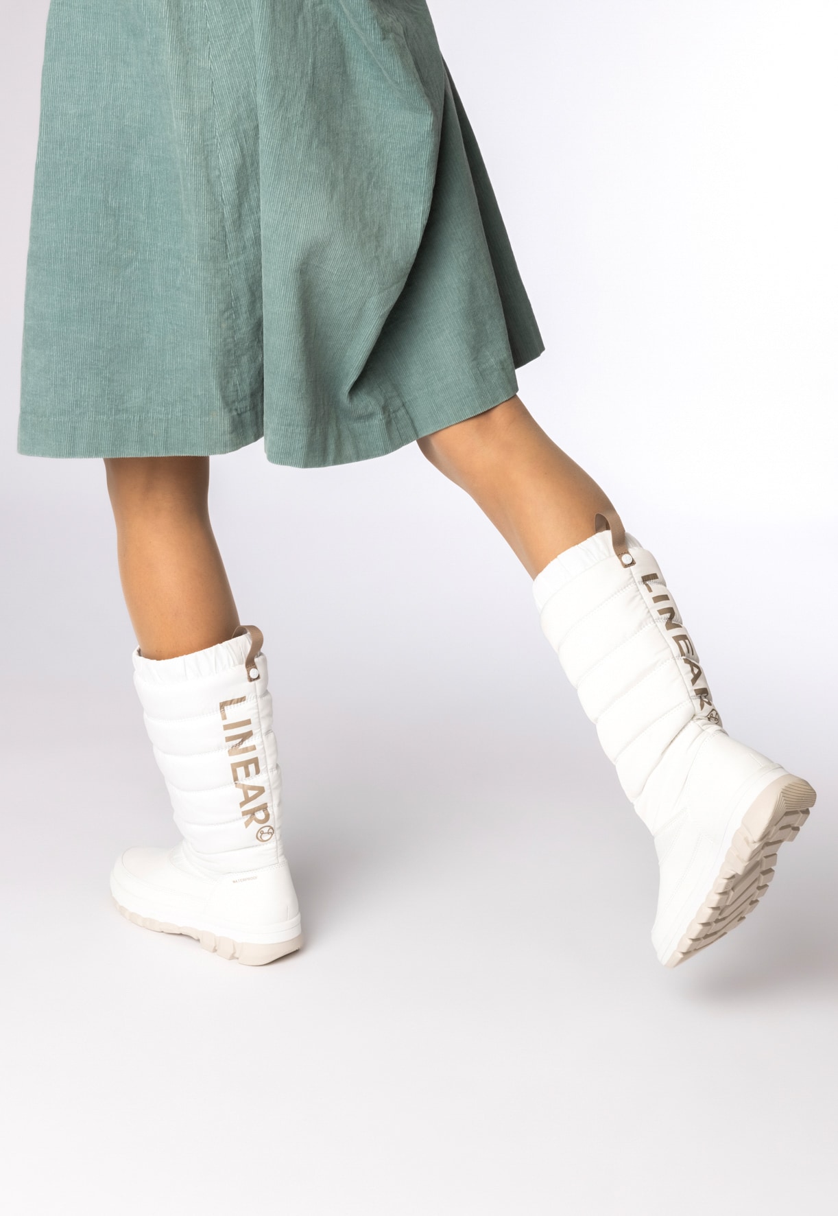 LINEAR, Varmfodrade stövlar Vita