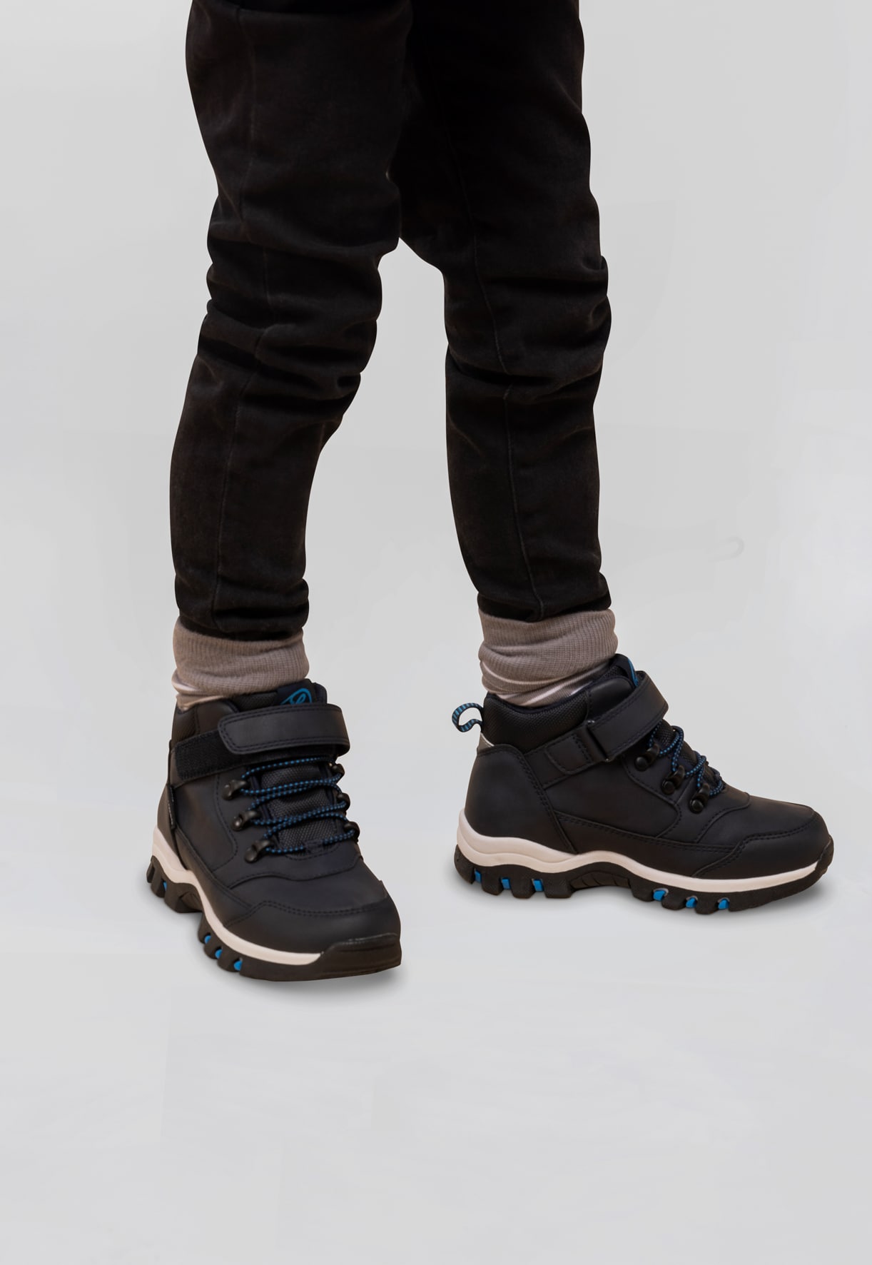 LINEAR, Varmfodrade kängor waterproof Blåa
