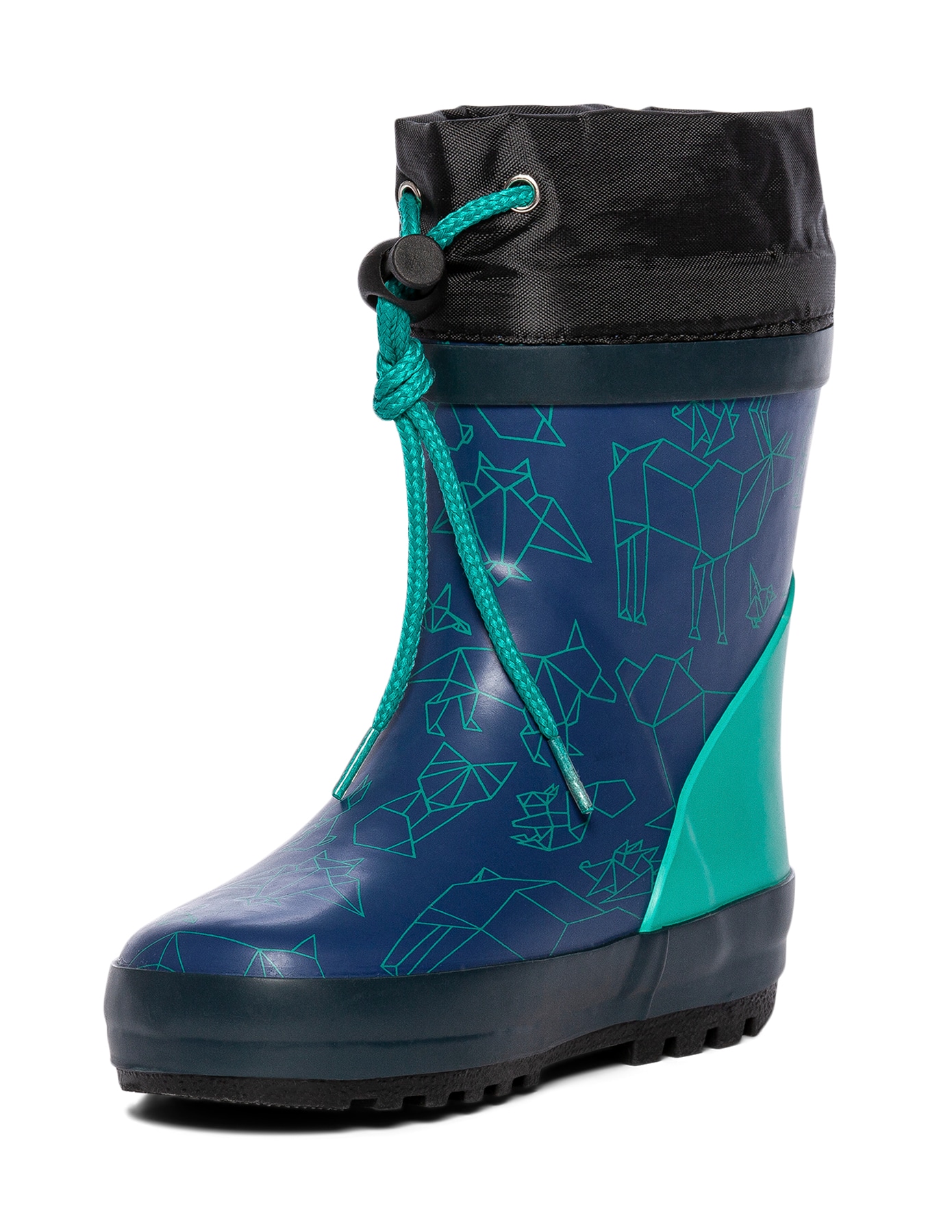 DINSKO, Varmfodrade gummistövlar Blåa
