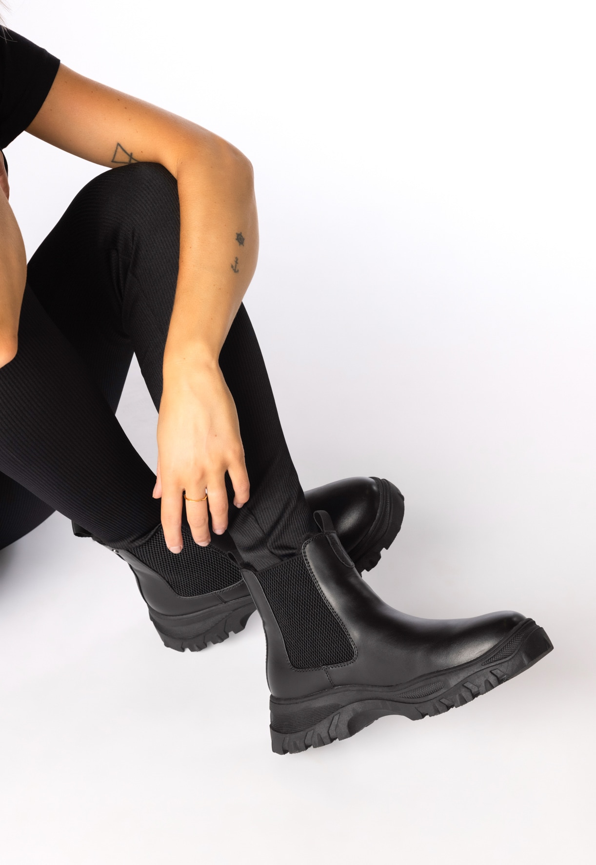 XIT, Varmfodrade boots Svarta
