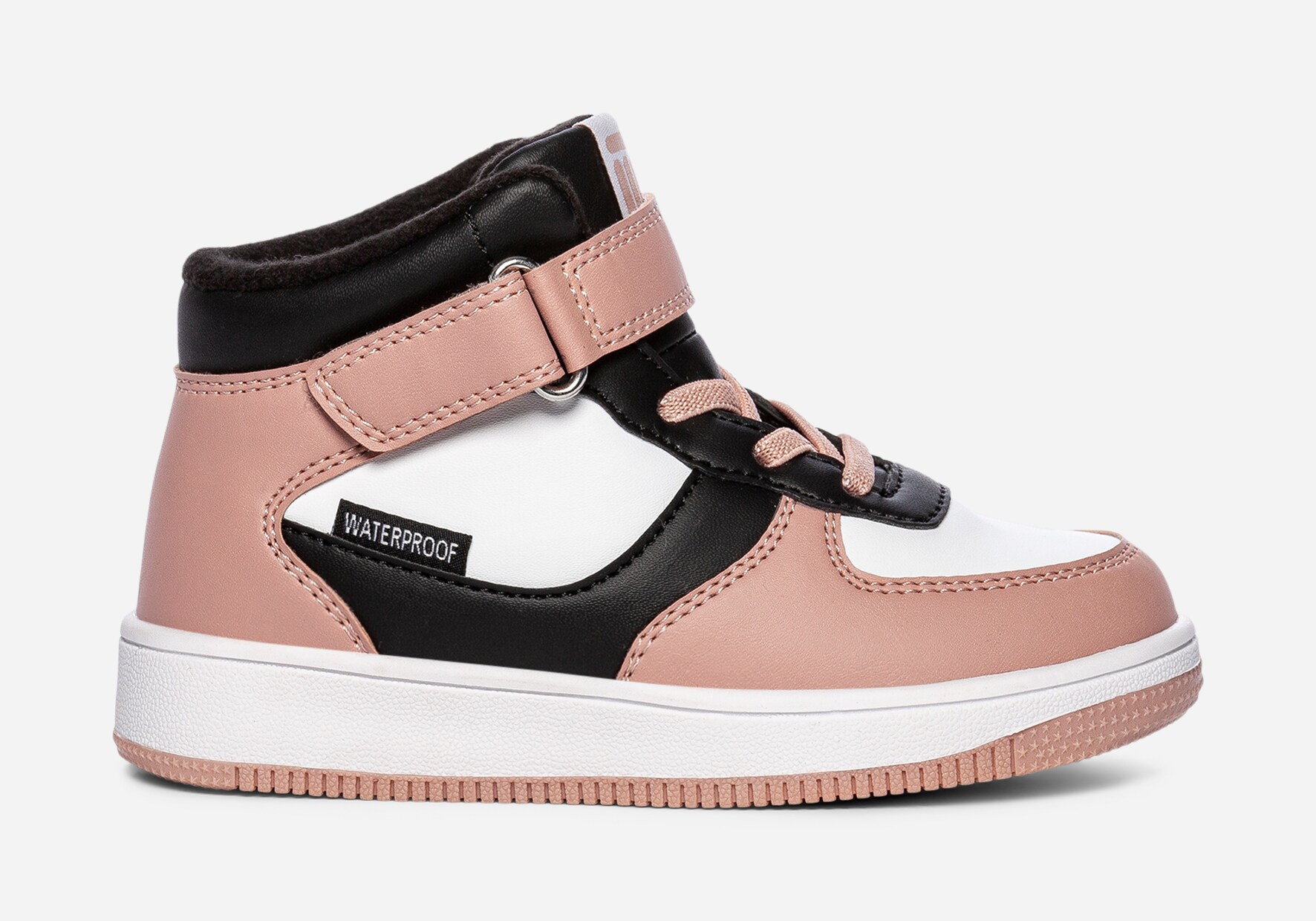 DINSKO, Fleecefodrade höga sneakers waterproof Vita