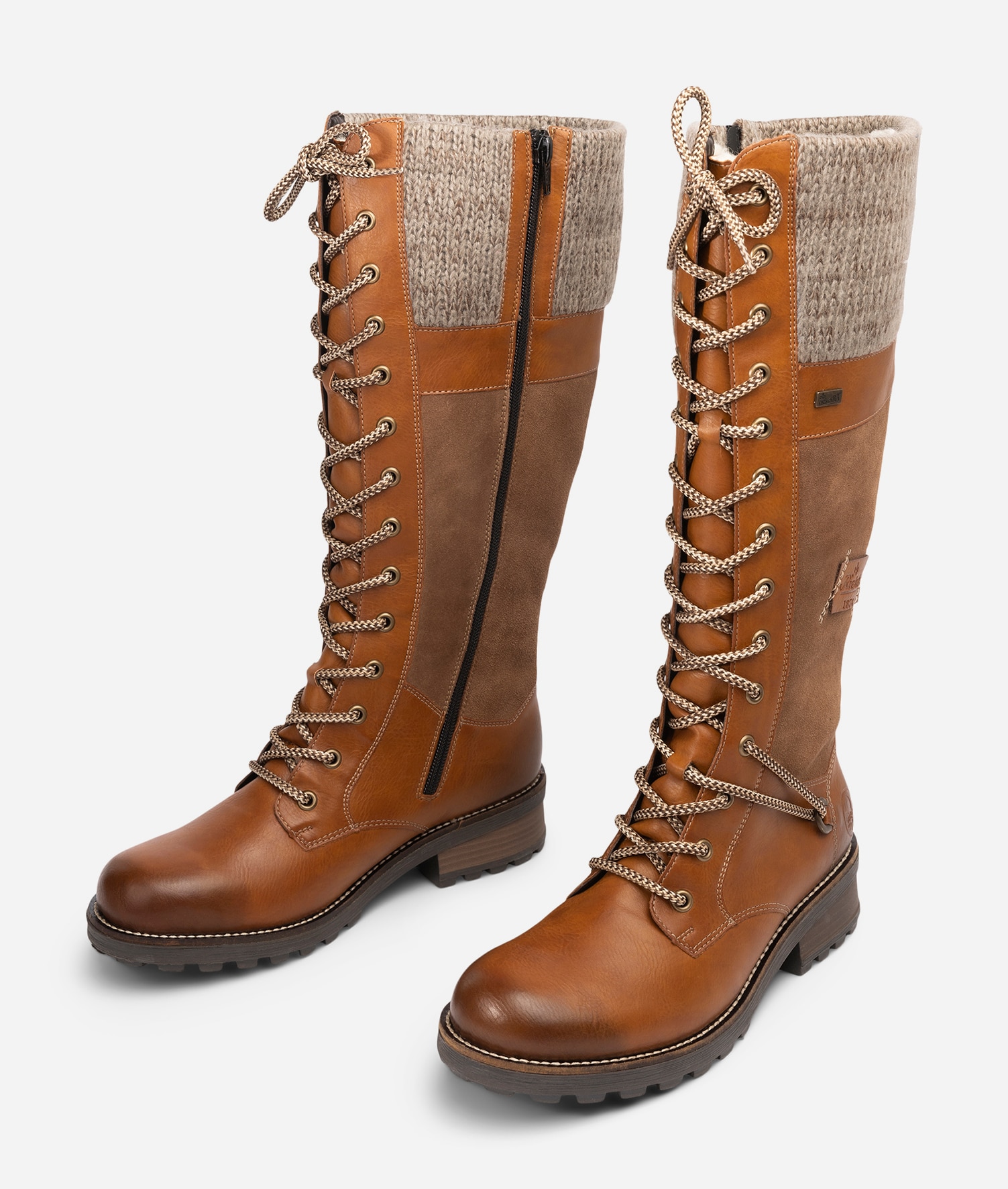 RIEKER, Varmfodrade stövlar, waterproof Bruna
