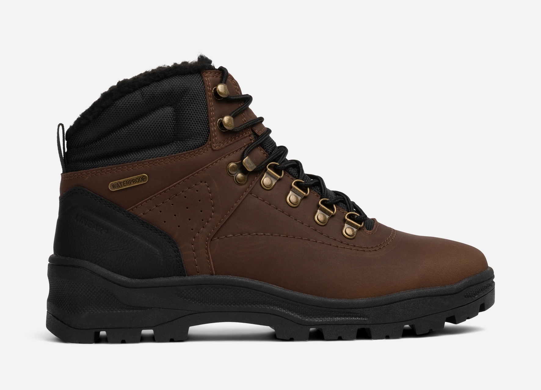 LINEAR, Varmfodrade kängor Bruna