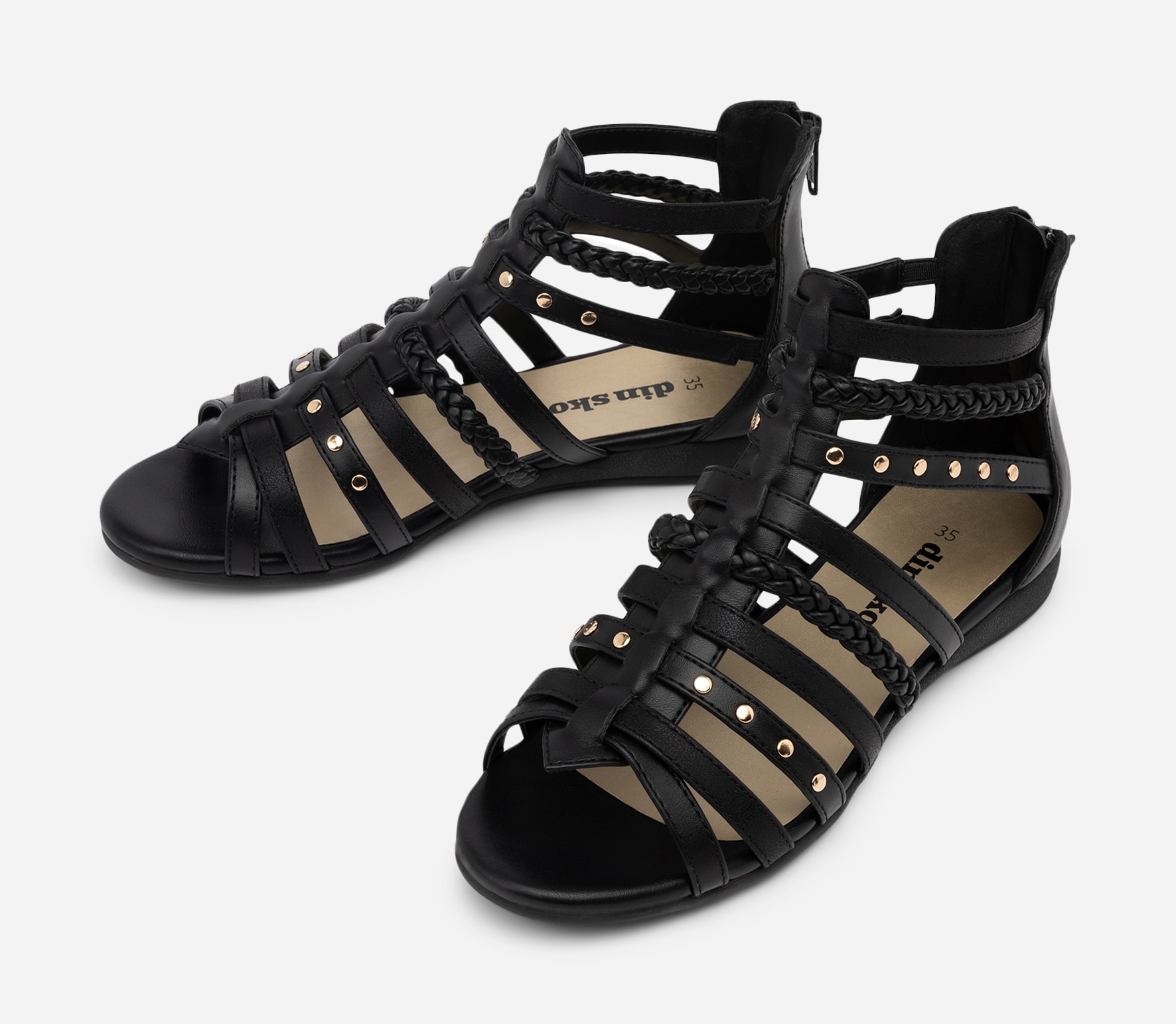 DINSKO, Sandaler Svarta