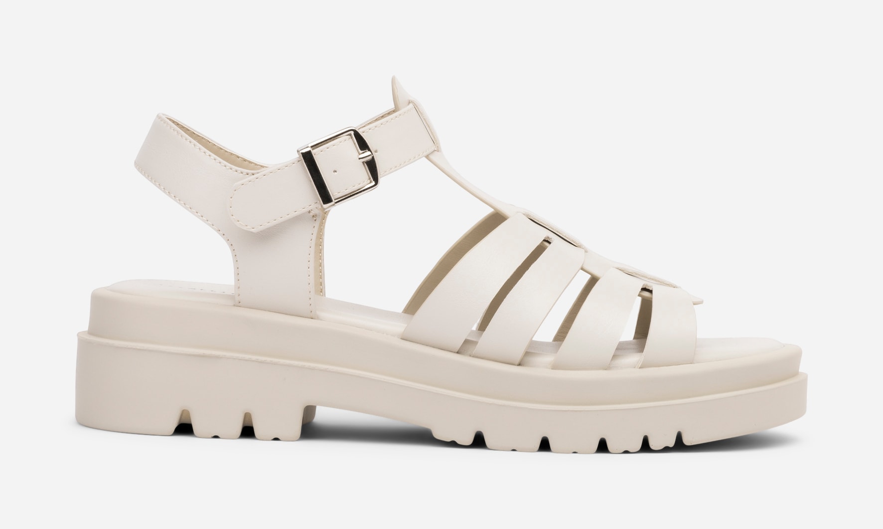 ATTITUDE, Sandaler med remmar Beigea
