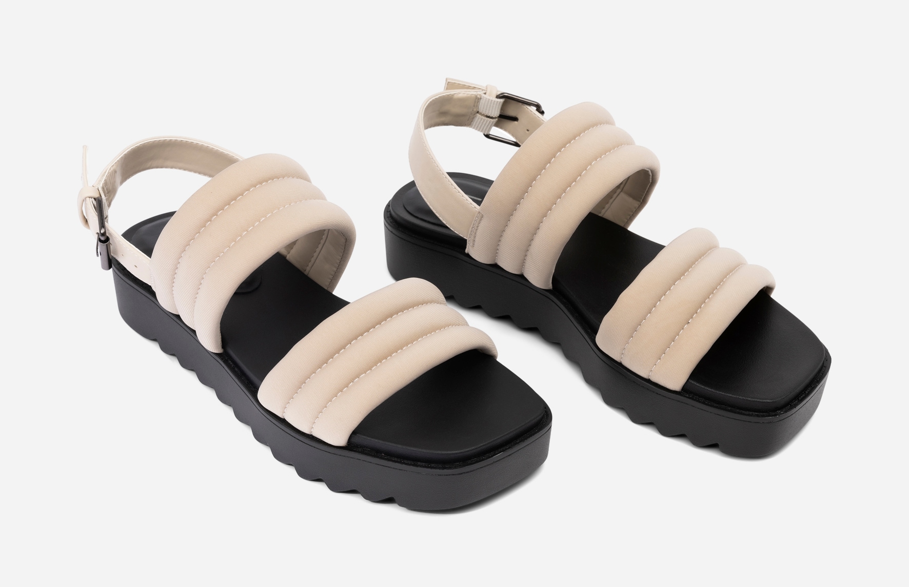 XIT, Sandaler med remmar Beigea