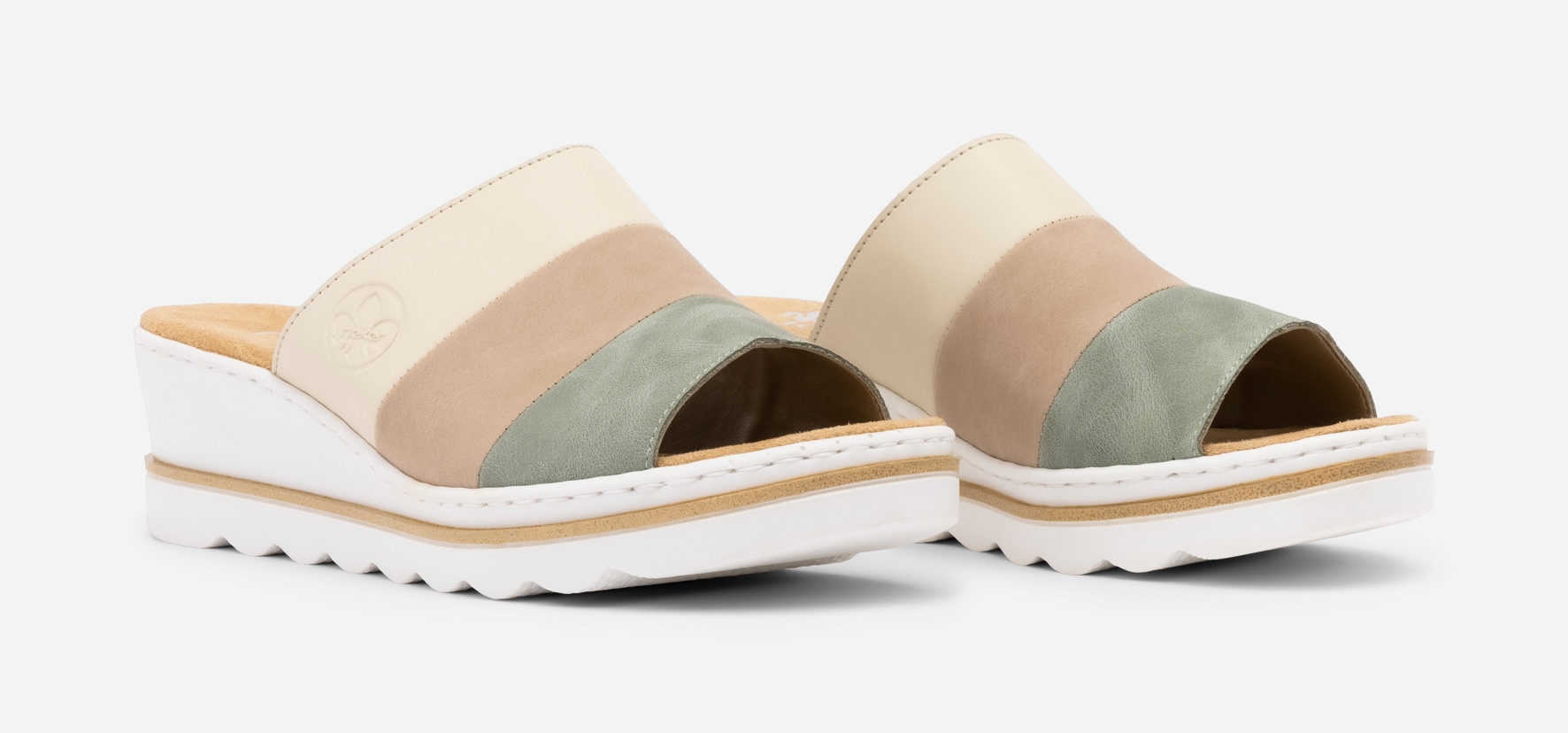 RIEKER, Sandaletter Beigea