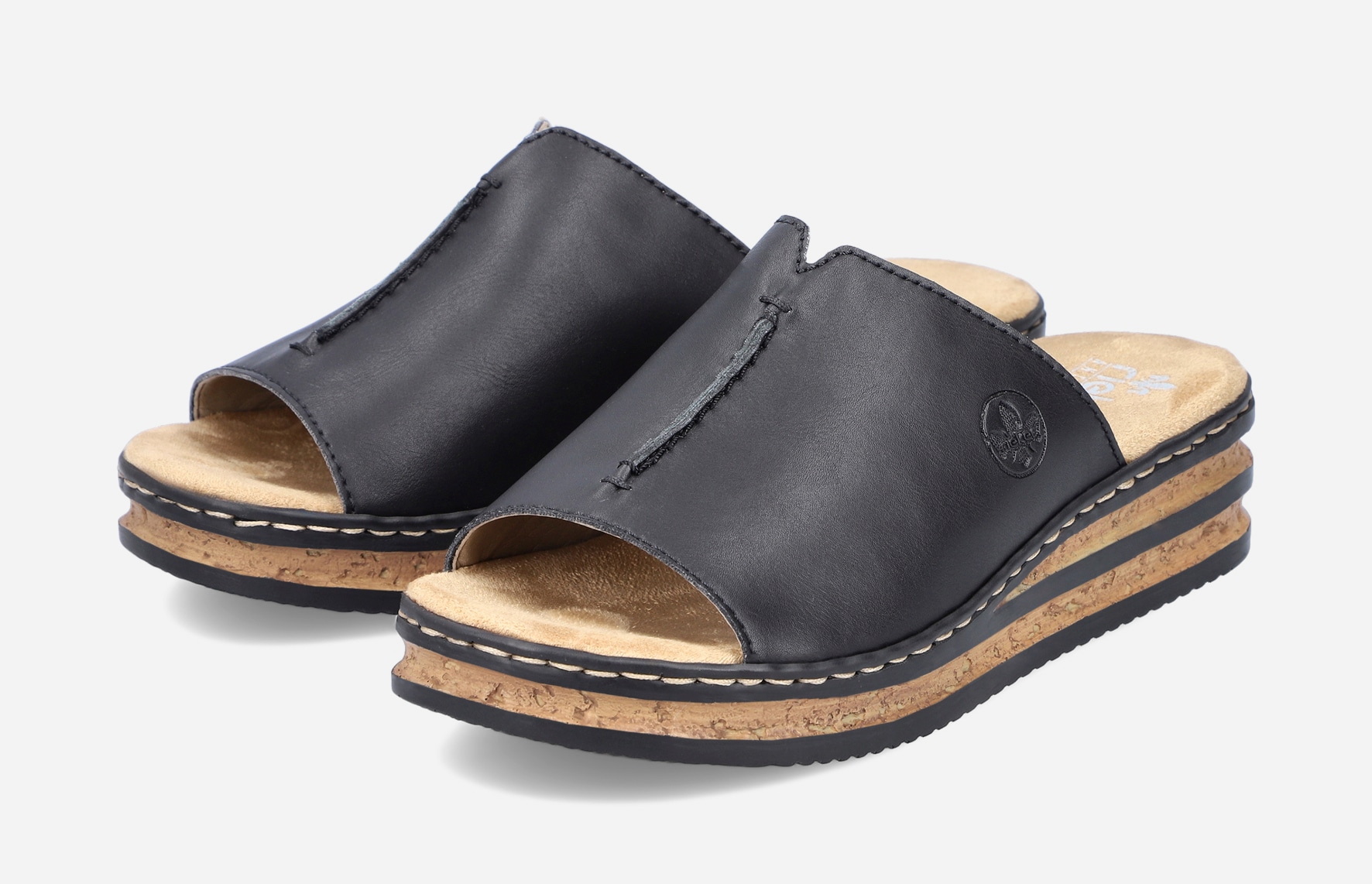 RIEKER, Sandaler Svarta