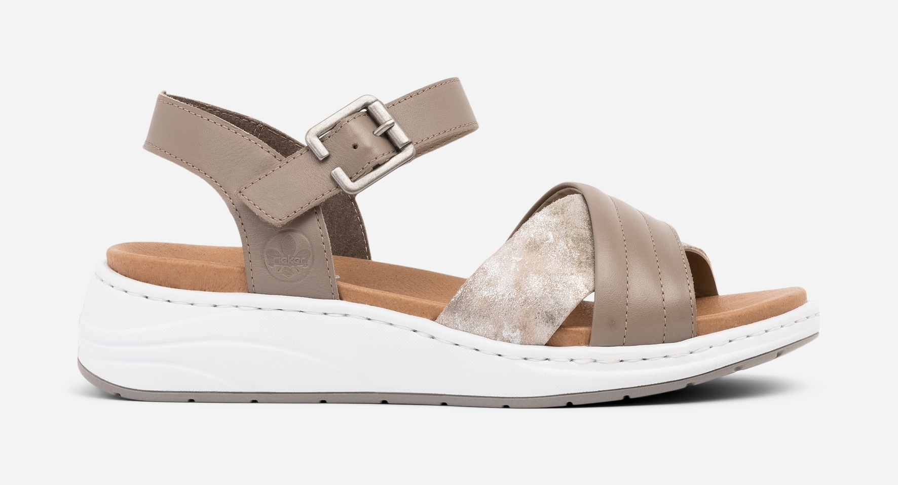 RIEKER, Sandaler med spänne Gröna