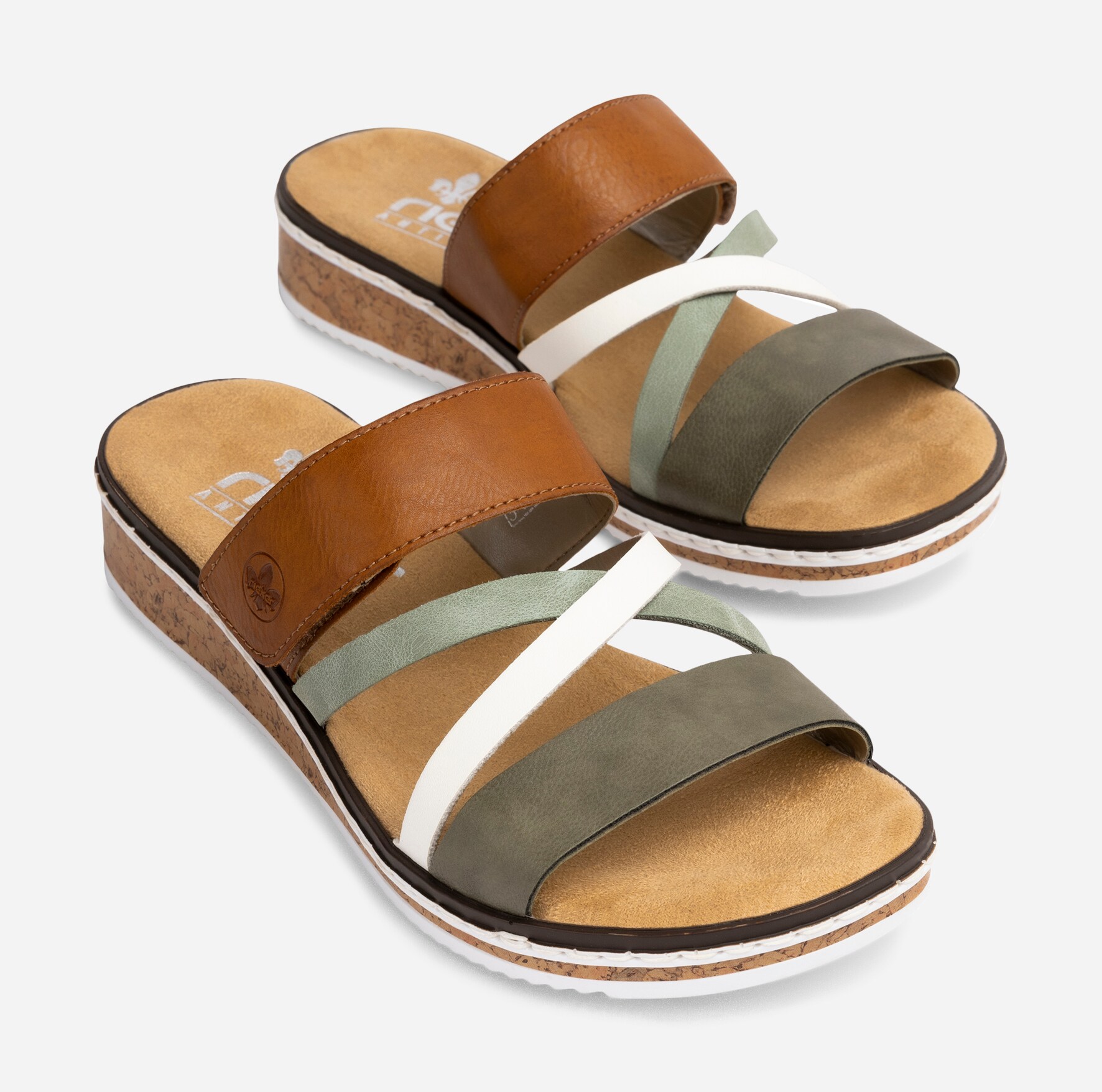 RIEKER, Sandaler Flerfärgade