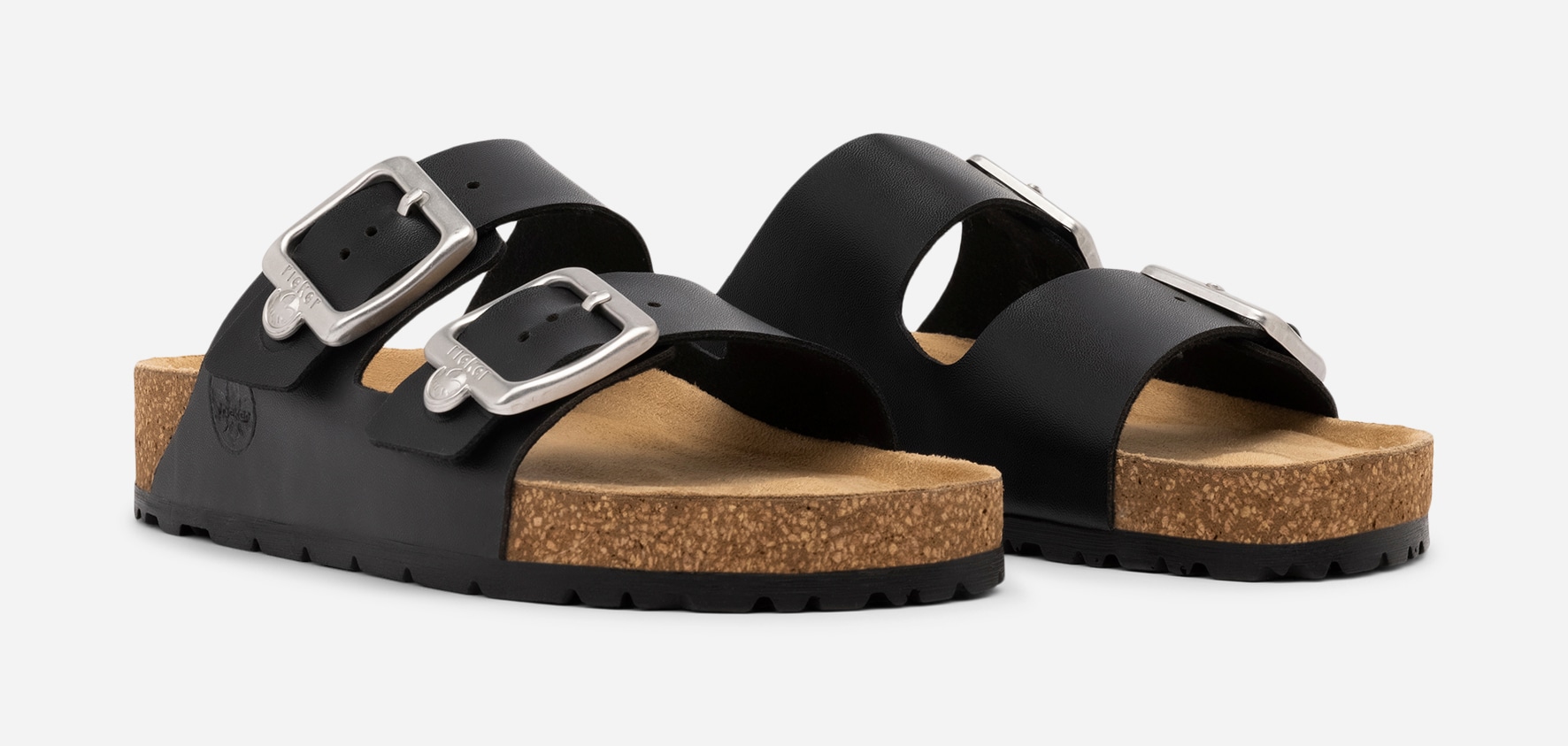 RIEKER, Sandaler Svarta