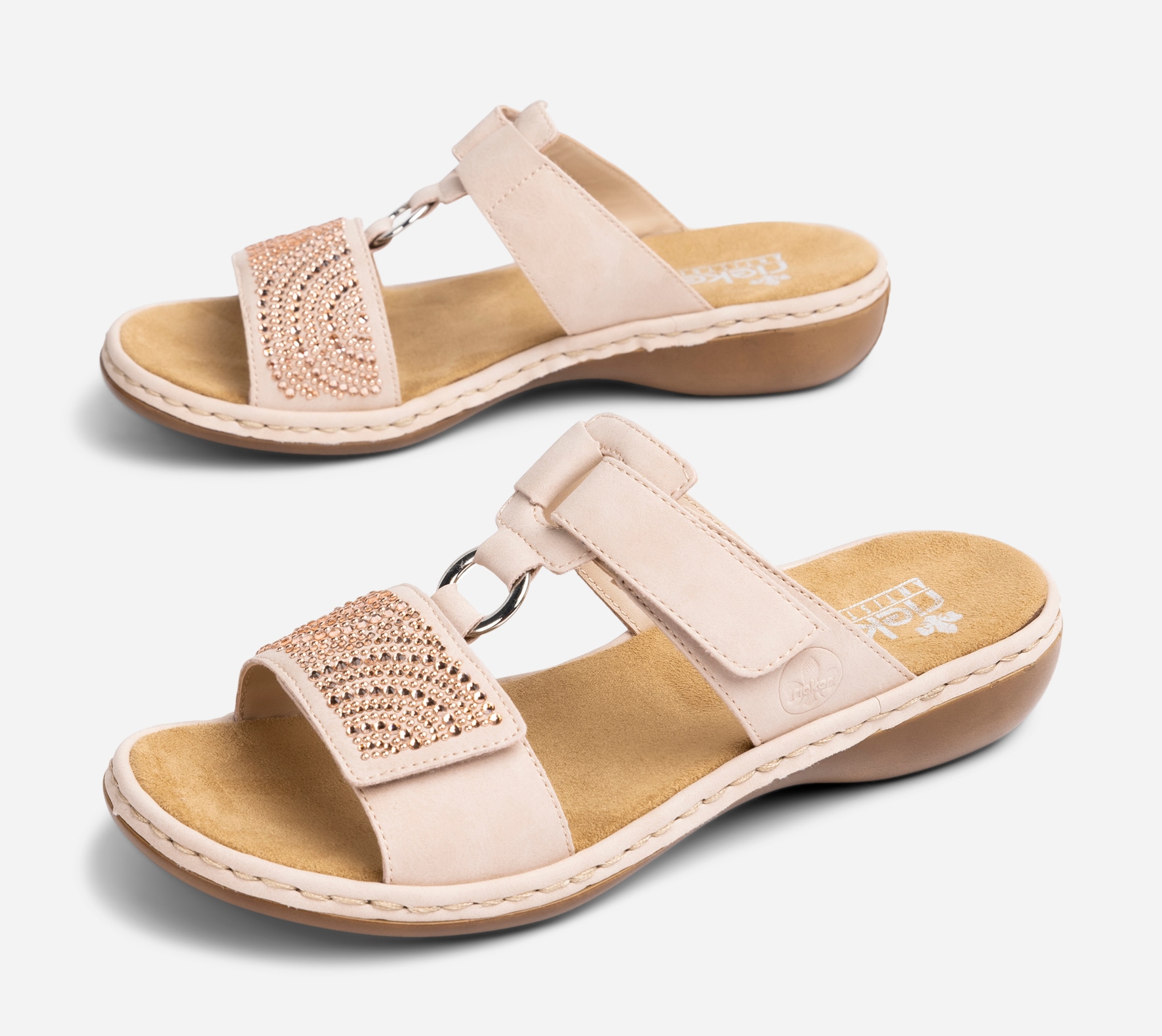 RIEKER, Sandaler Rosa