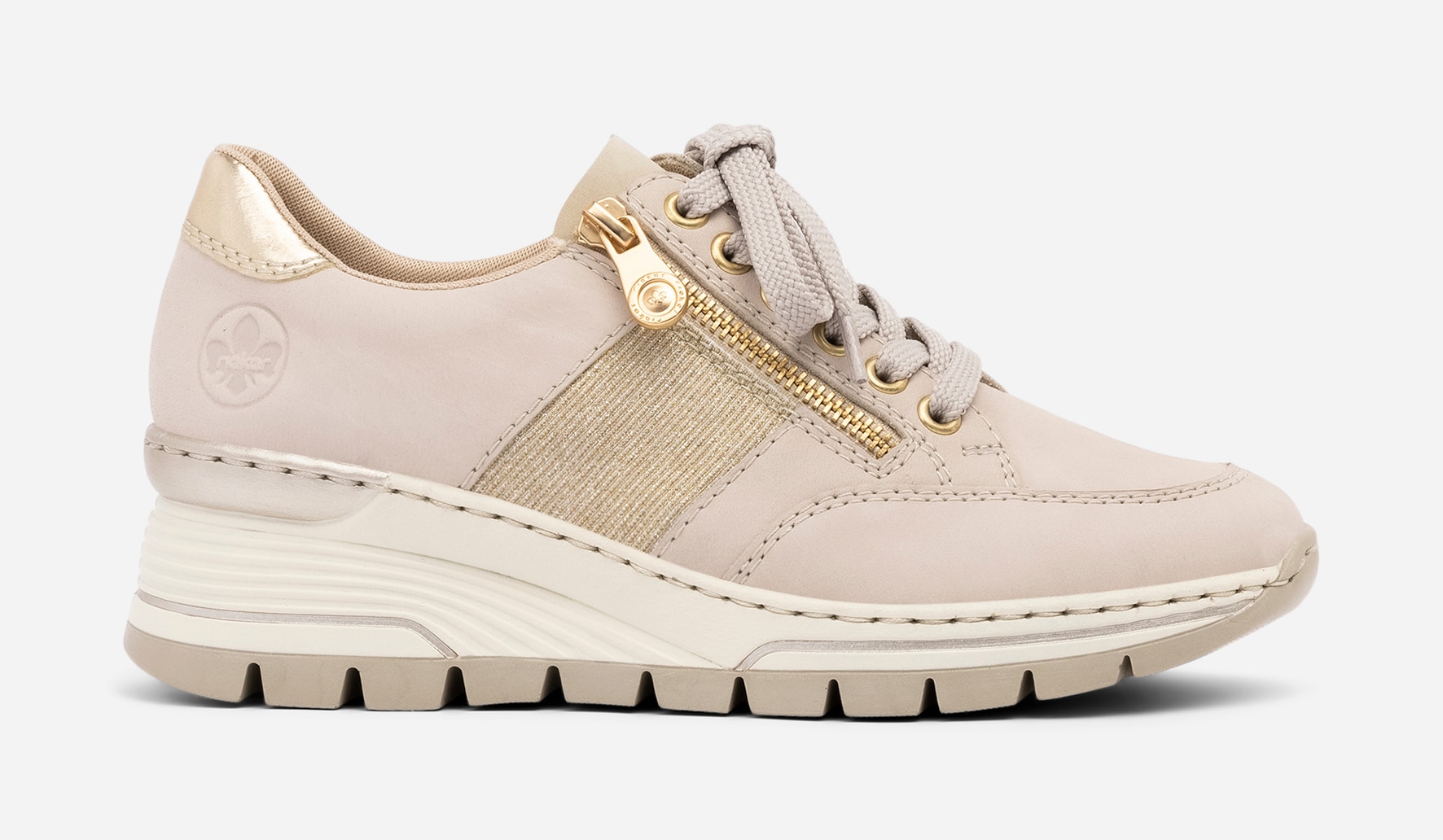 RIEKER, Sneakers Beigea