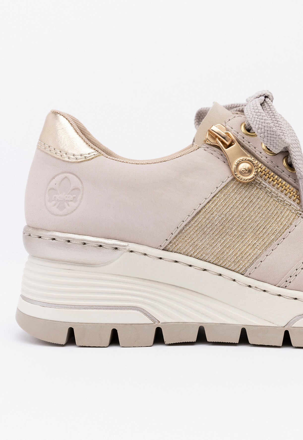 RIEKER, Sneakers Beigea