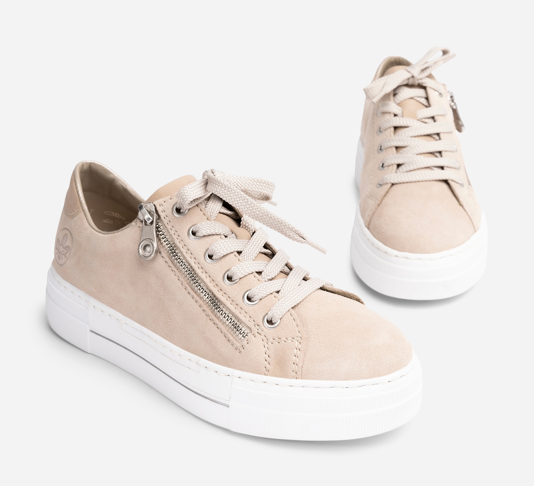 RIEKER, Sneakers Beigea