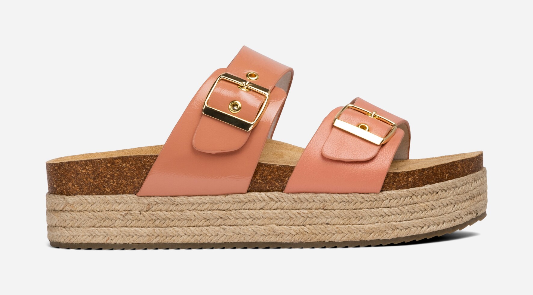SO ALL, Sandaler med platåsula Rosa