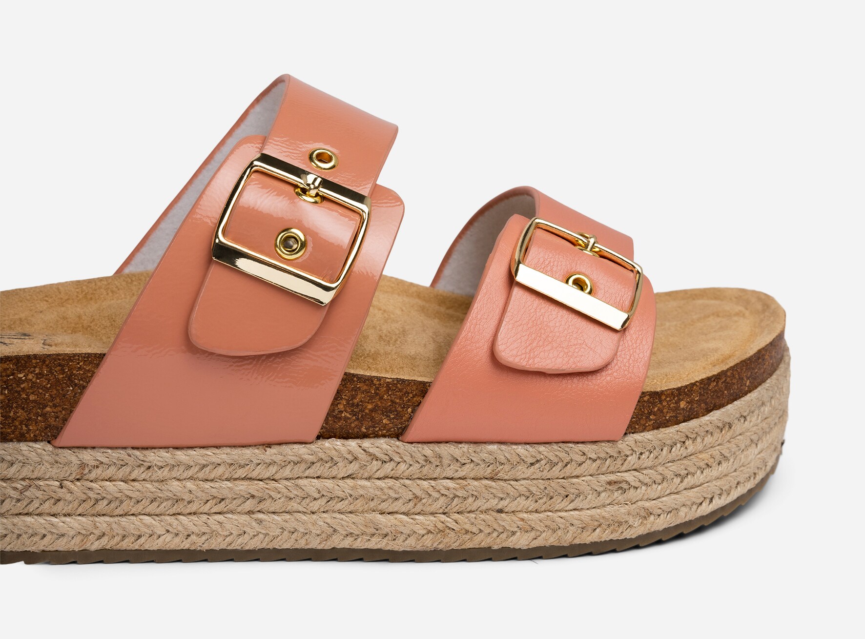 SO ALL, Sandaler med platåsula Rosa
