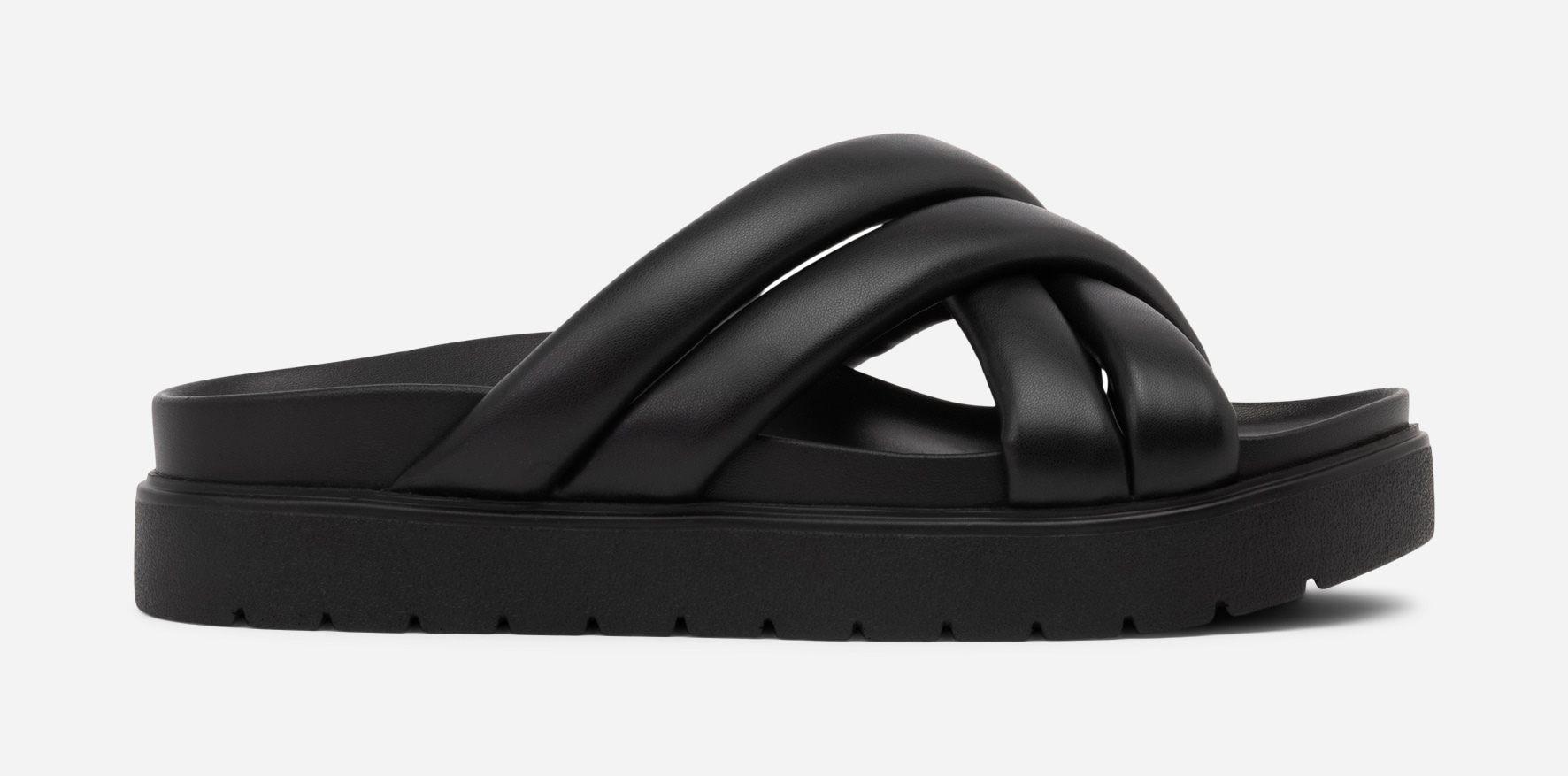 ATTITUDE, Sandaler med remmar Svarta