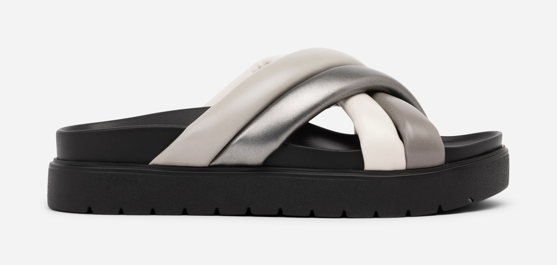 ATTITUDE, Sandaler med remmar Svarta