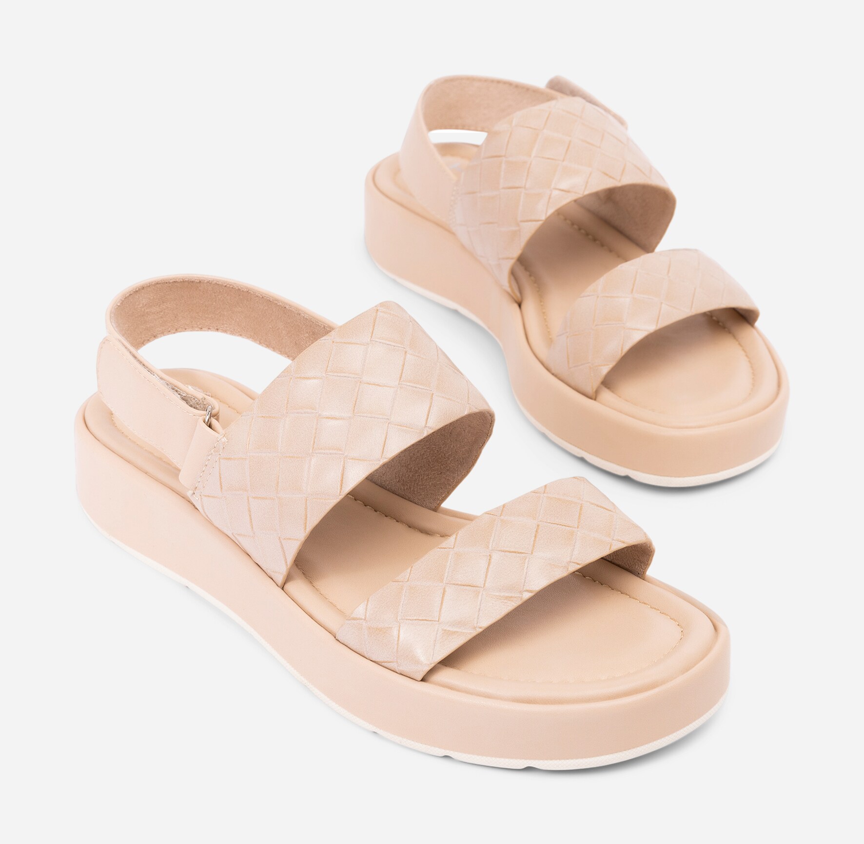 XIT, Sandaler med remmar Beigea