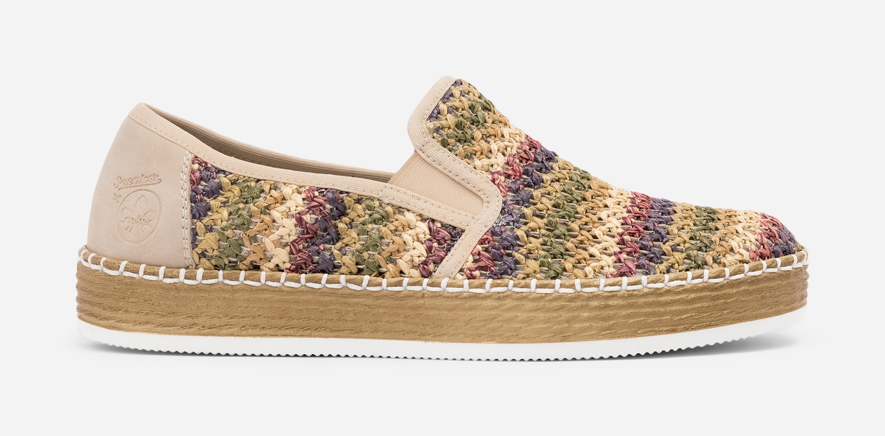 RIEKER, Slip-ons Flerfärgade