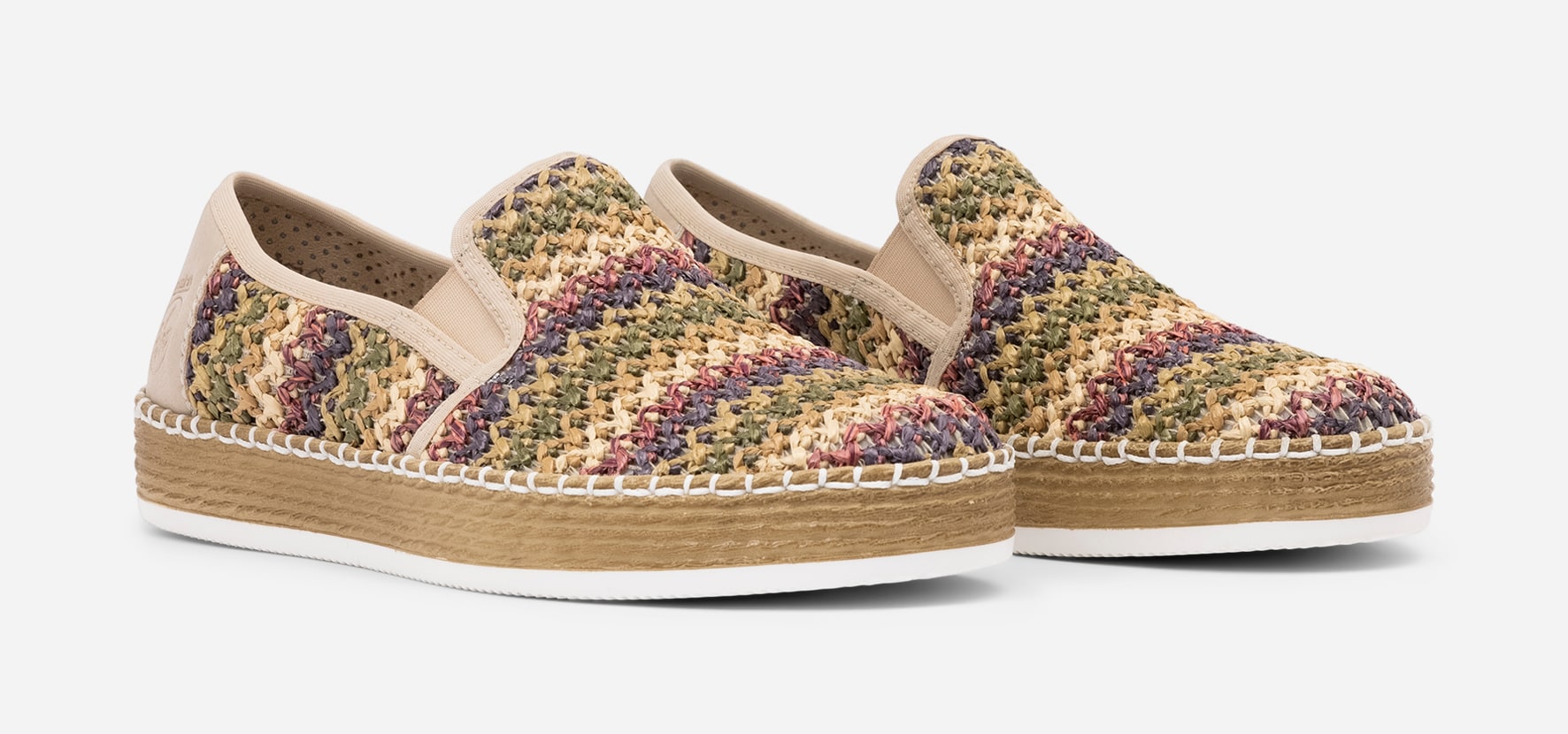 RIEKER, Slip-ons Flerfärgade