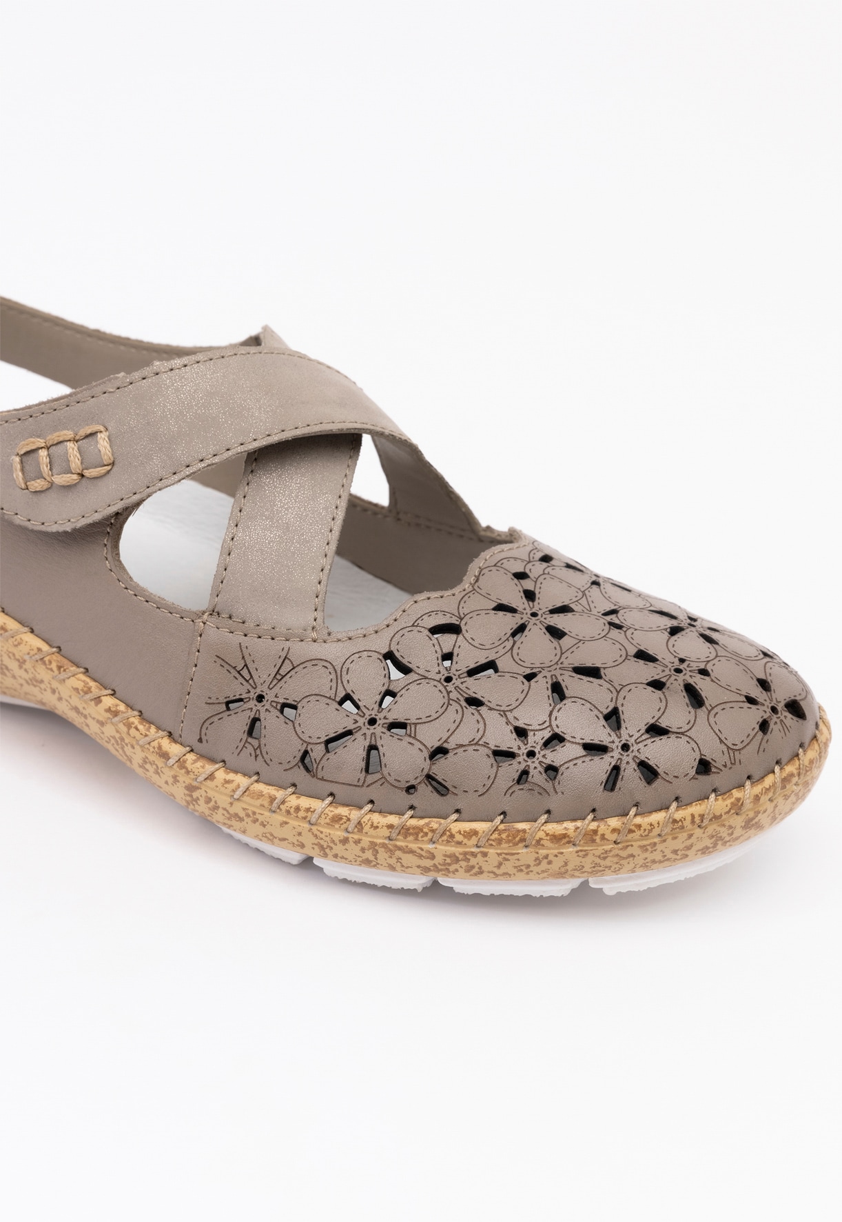 RIEKER, Ballerinaskor Beigea