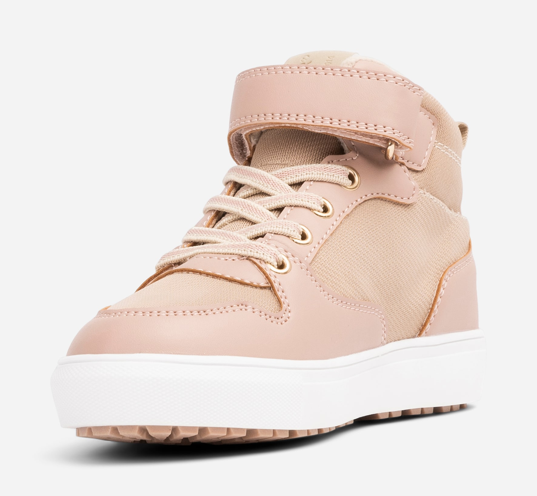 LINEAR, Fleecefodrade höga sneakers waterproof Rosa