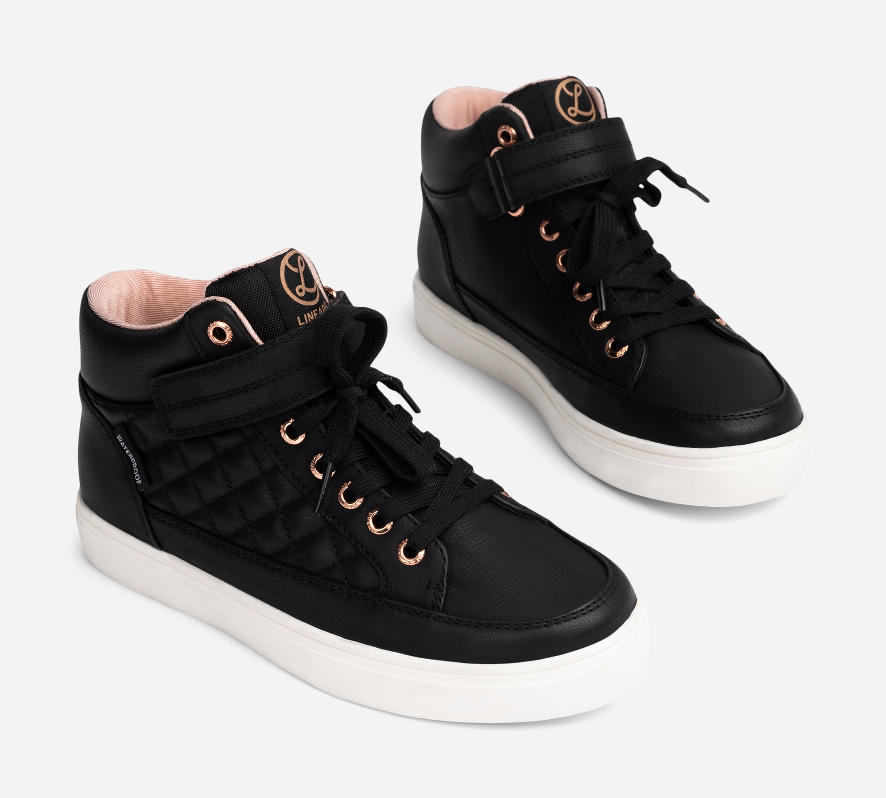 LINEAR, Höga sneakers, waterproof Svarta