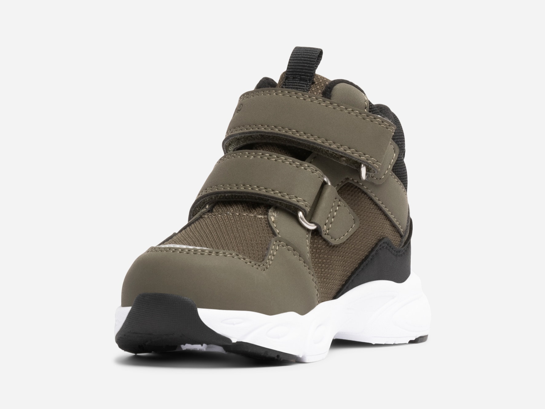 LINEAR, Fleecefodrade höga sneakers waterproof Gröna