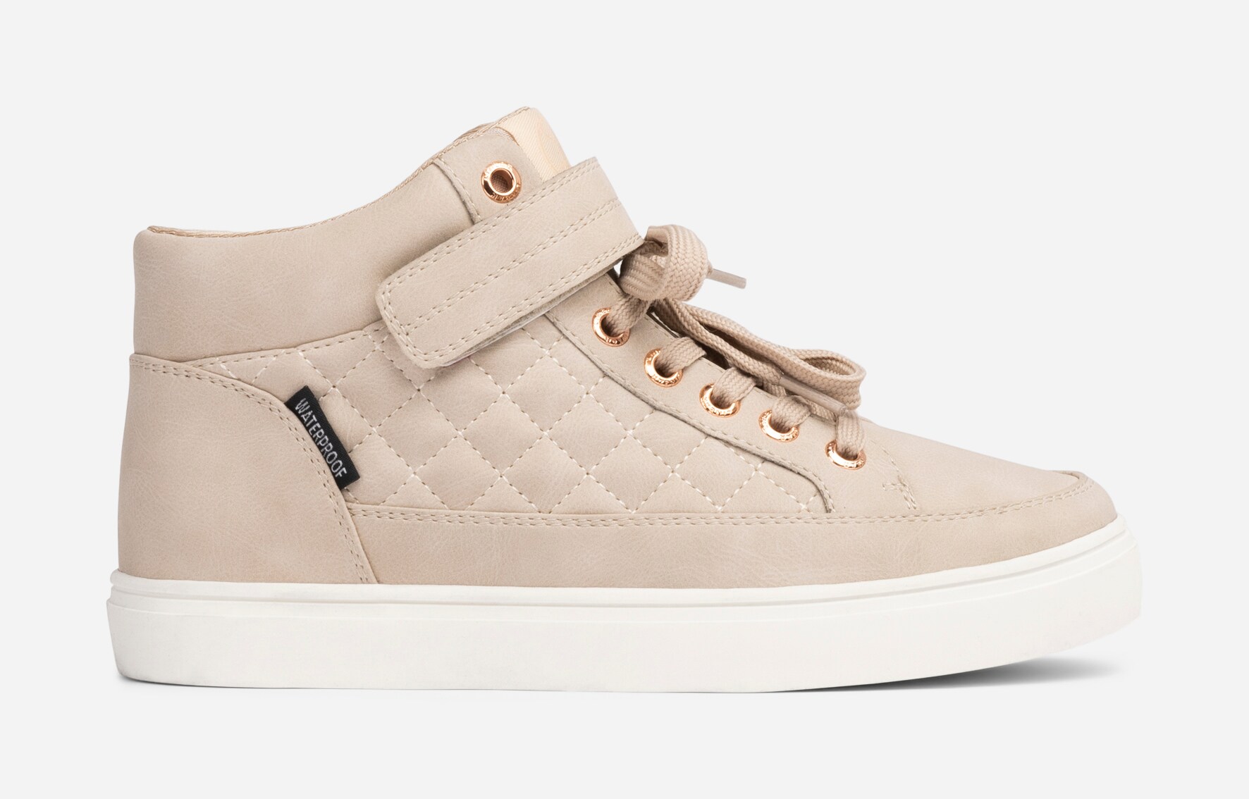 LINEAR, Höga sneakers, waterproof Beigea