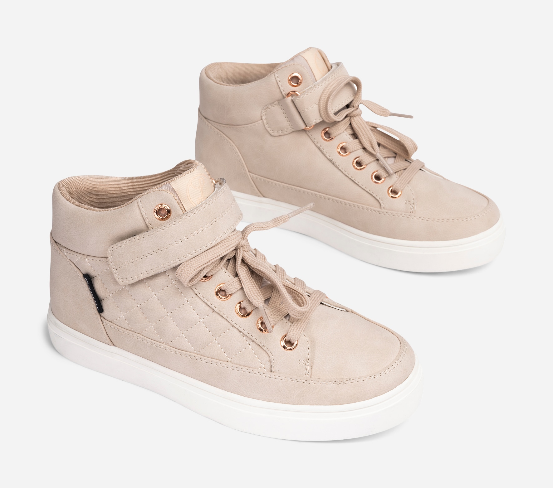 LINEAR, Höga sneakers, waterproof Beigea