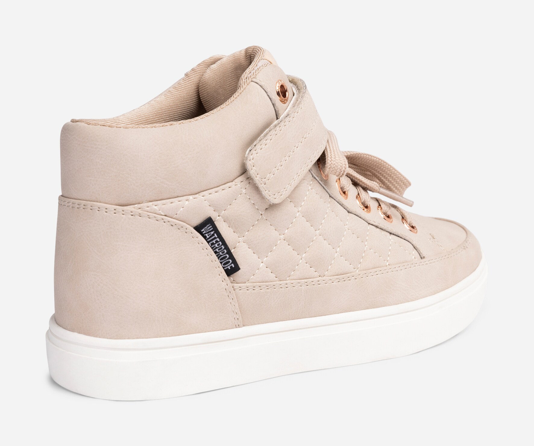 LINEAR, Höga sneakers, waterproof Beigea
