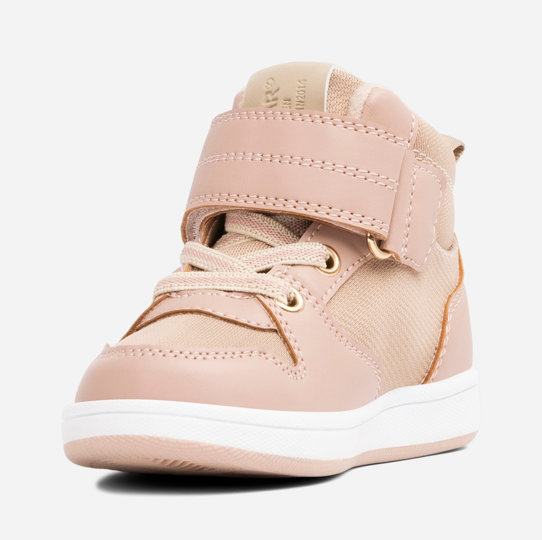 LINEAR, Fleecefodrade höga sneakers waterproof Rosa