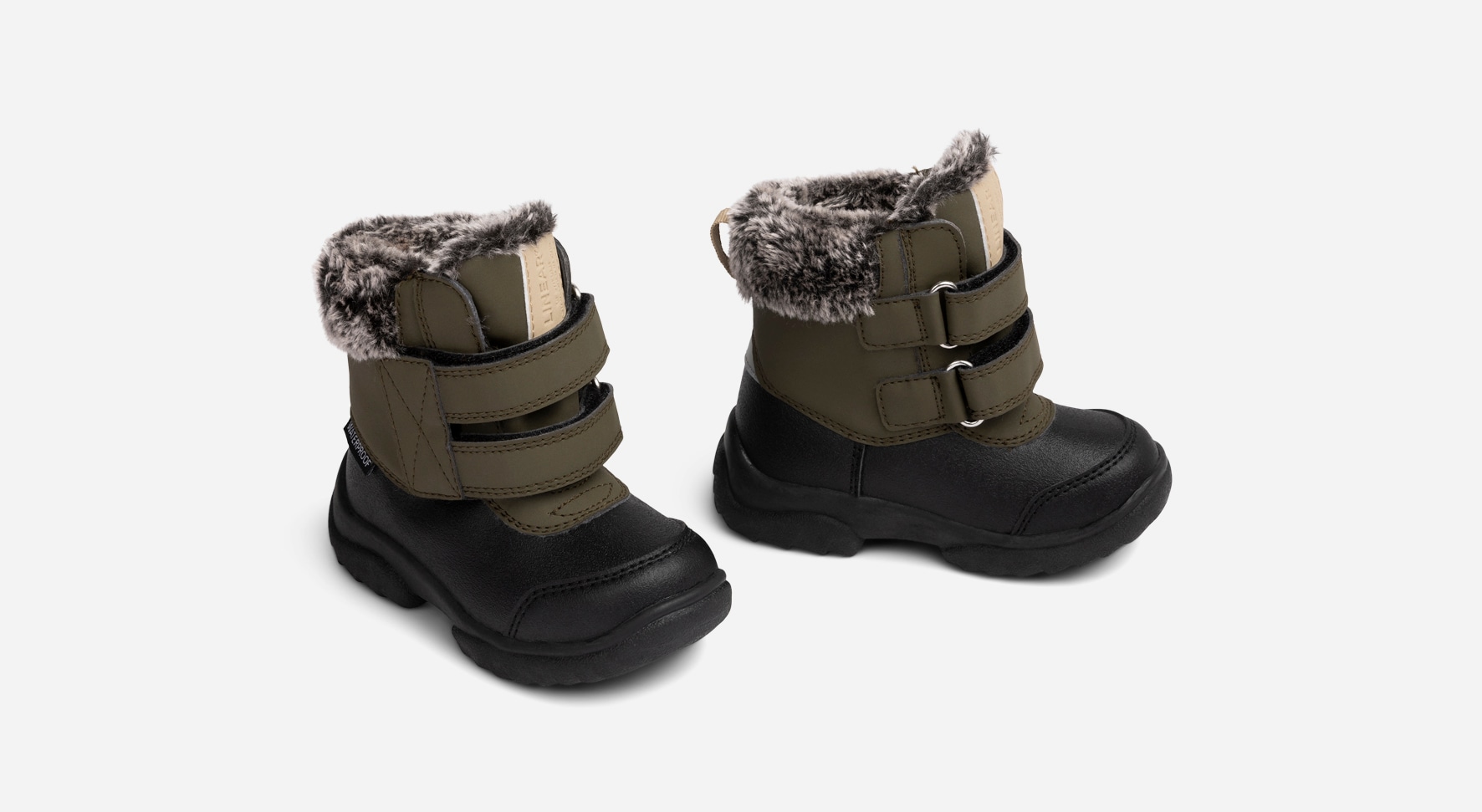 LINEAR, Varmfodrade kängor waterproof Gröna