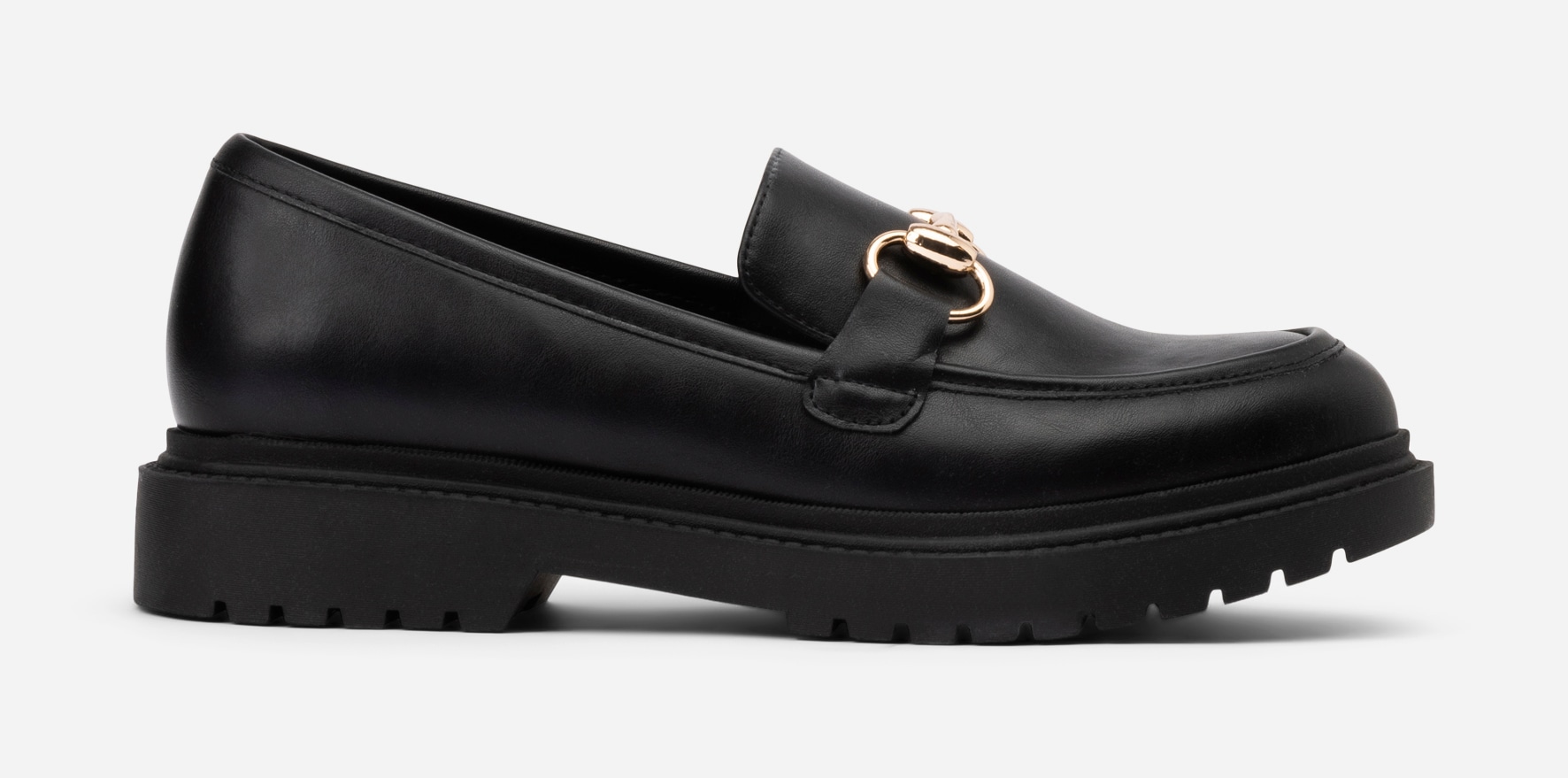 XIT, Loafers med spänne Svarta