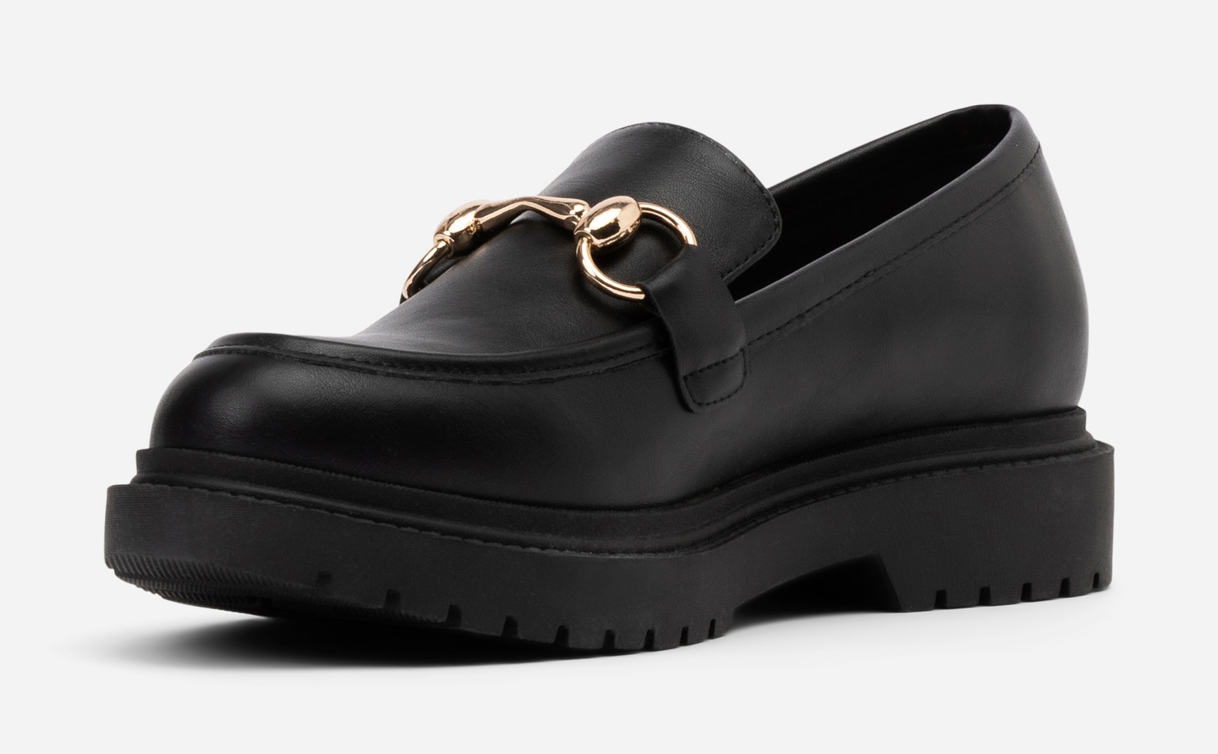XIT, Loafers med spänne Svarta